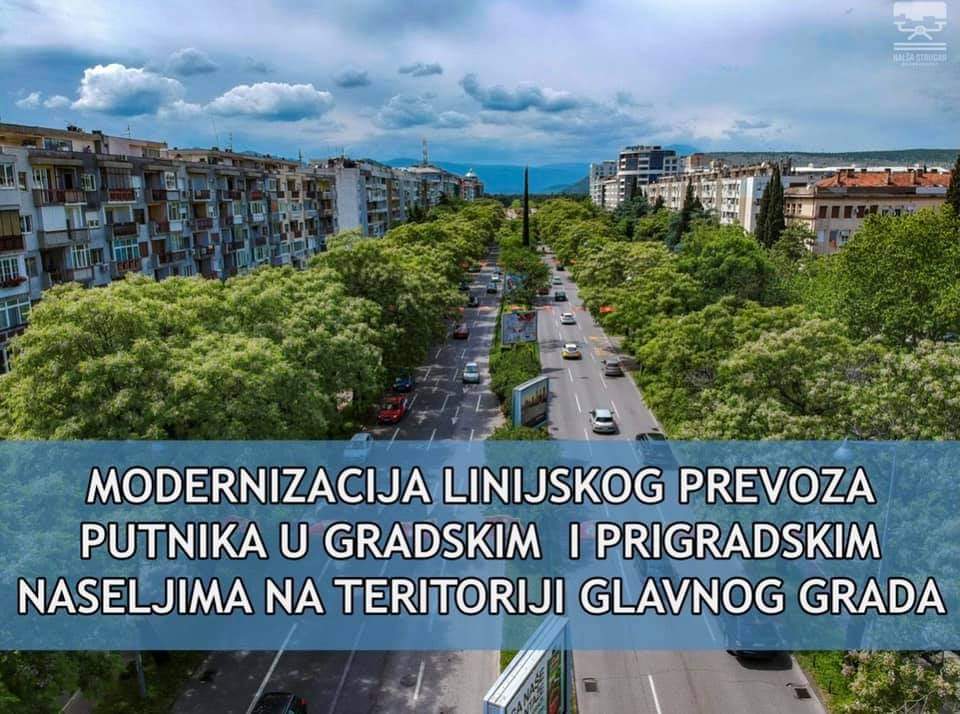 Modernizacija javnog prevoza u Podgorici; Objavljen oglas za povjeravanje obavljanja linijskog prevoza putnika