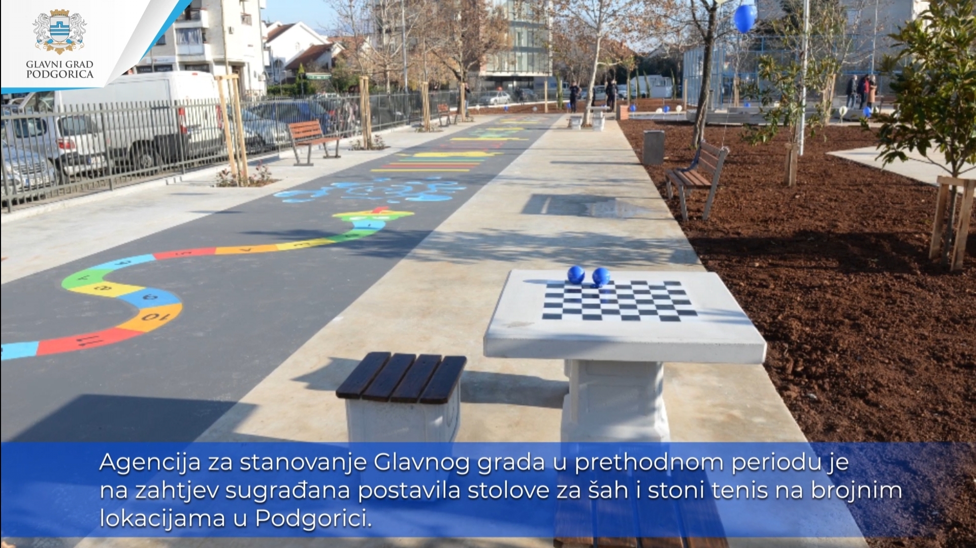 Građani Podgorice zadovoljni uslovima za stoni tenis i šah na otvorenom; Ovakvi sadržaji uskoro na novim lokacijama