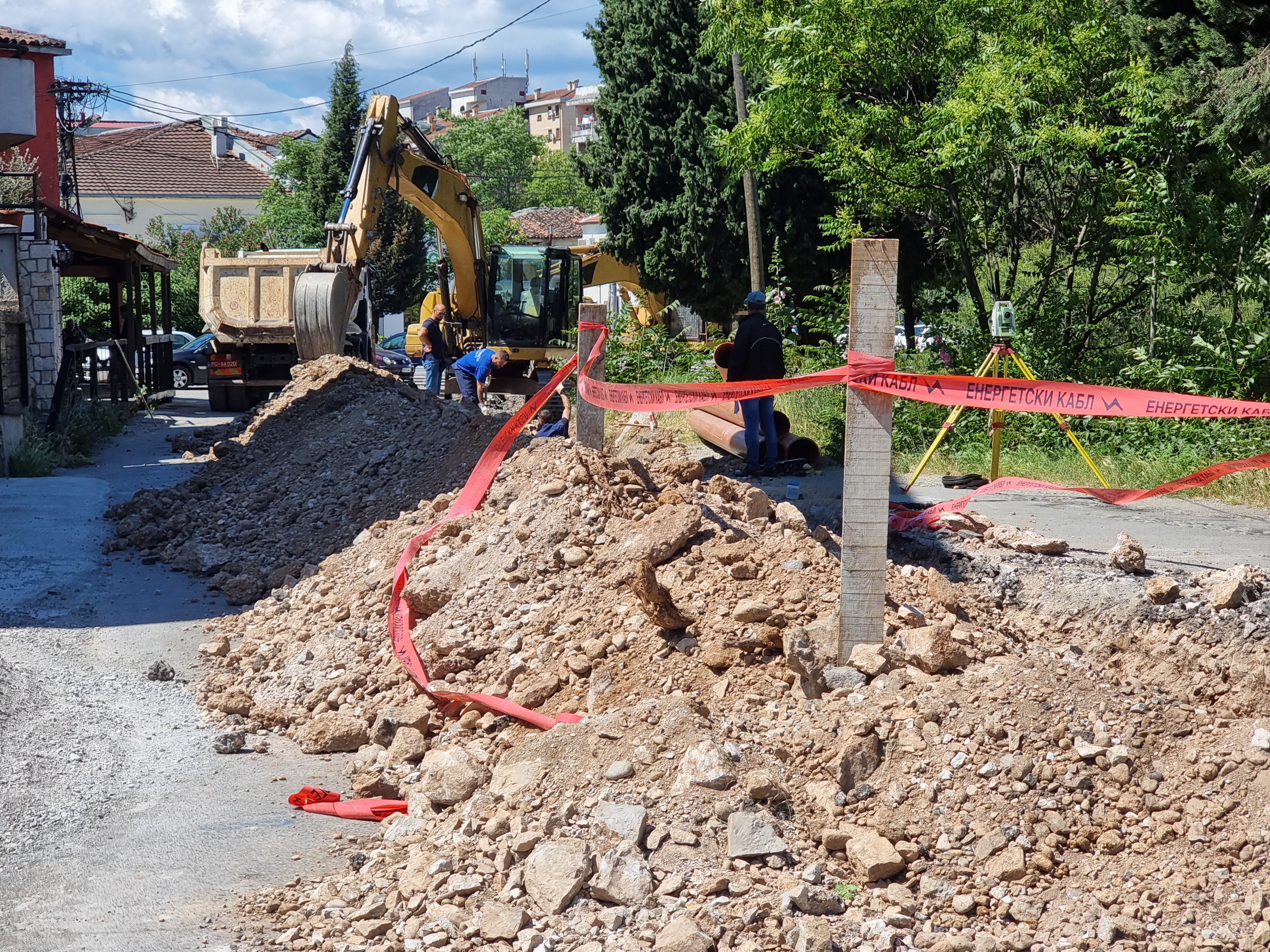 Počeli radovi na izgradnji atmosferske kanalizacije u Ulici Brijeg Ćukovića
