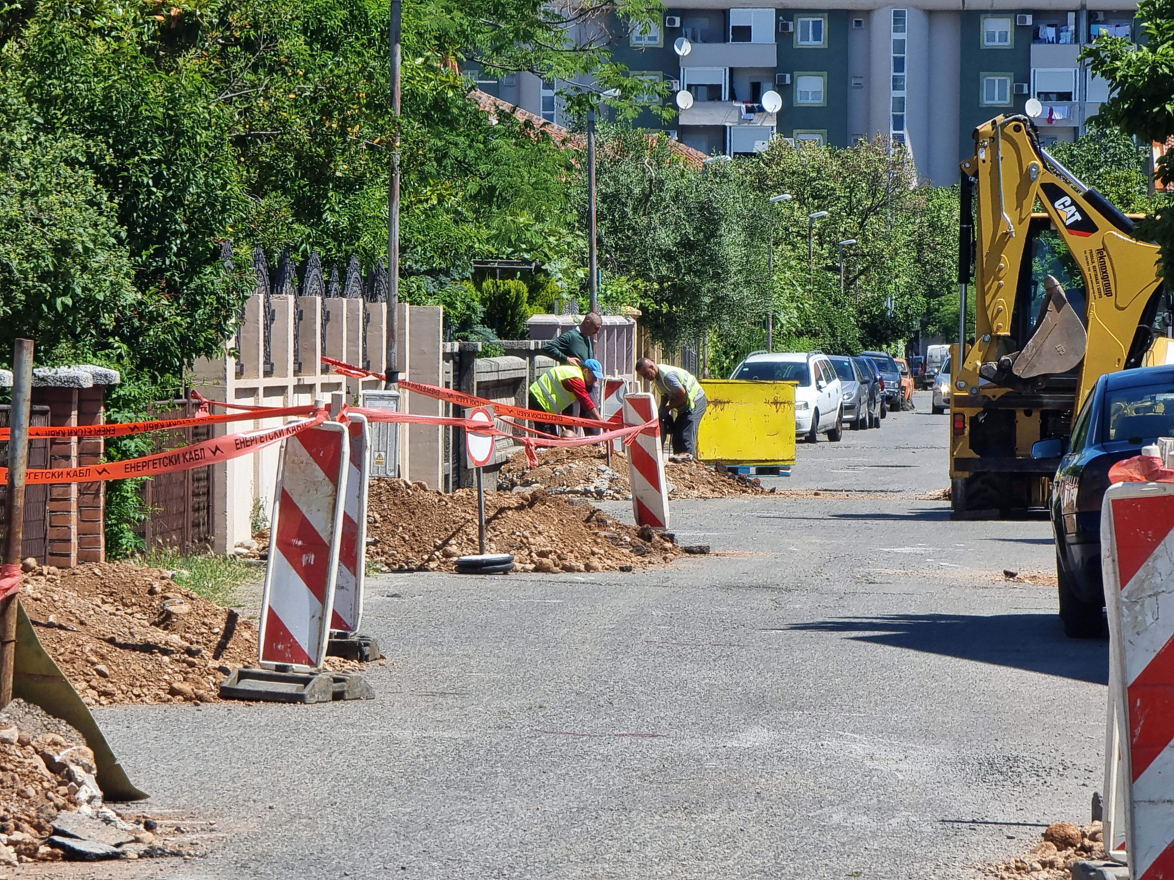 Počeli radovi na rekonstrukciji drugog dijela Ulice Miodraga Bulatovića na Starom aerodromu