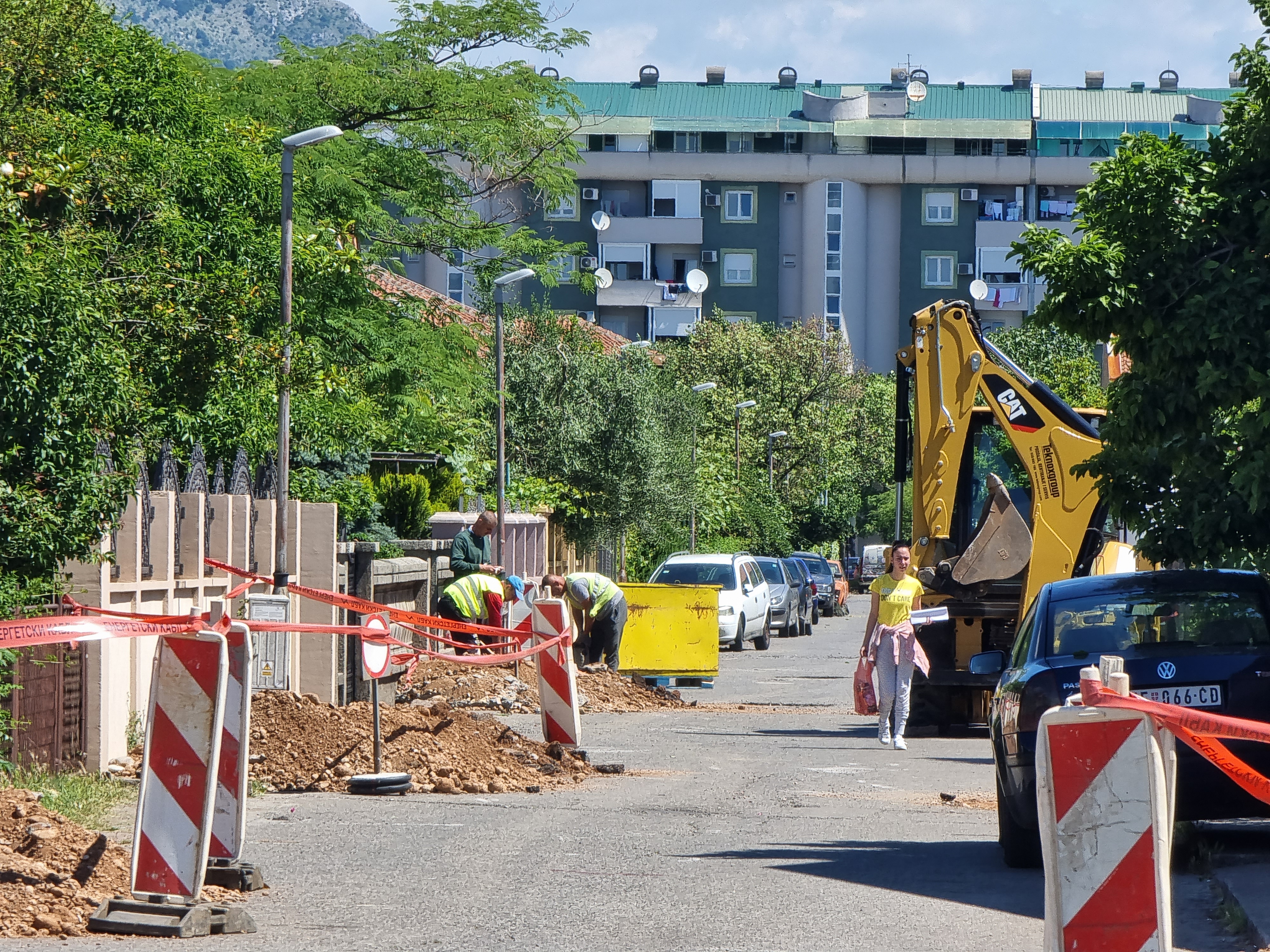 Počeli radovi na rekonstrukciji drugog dijela Ulice Miodraga Bulatovića na Starom aerodromu