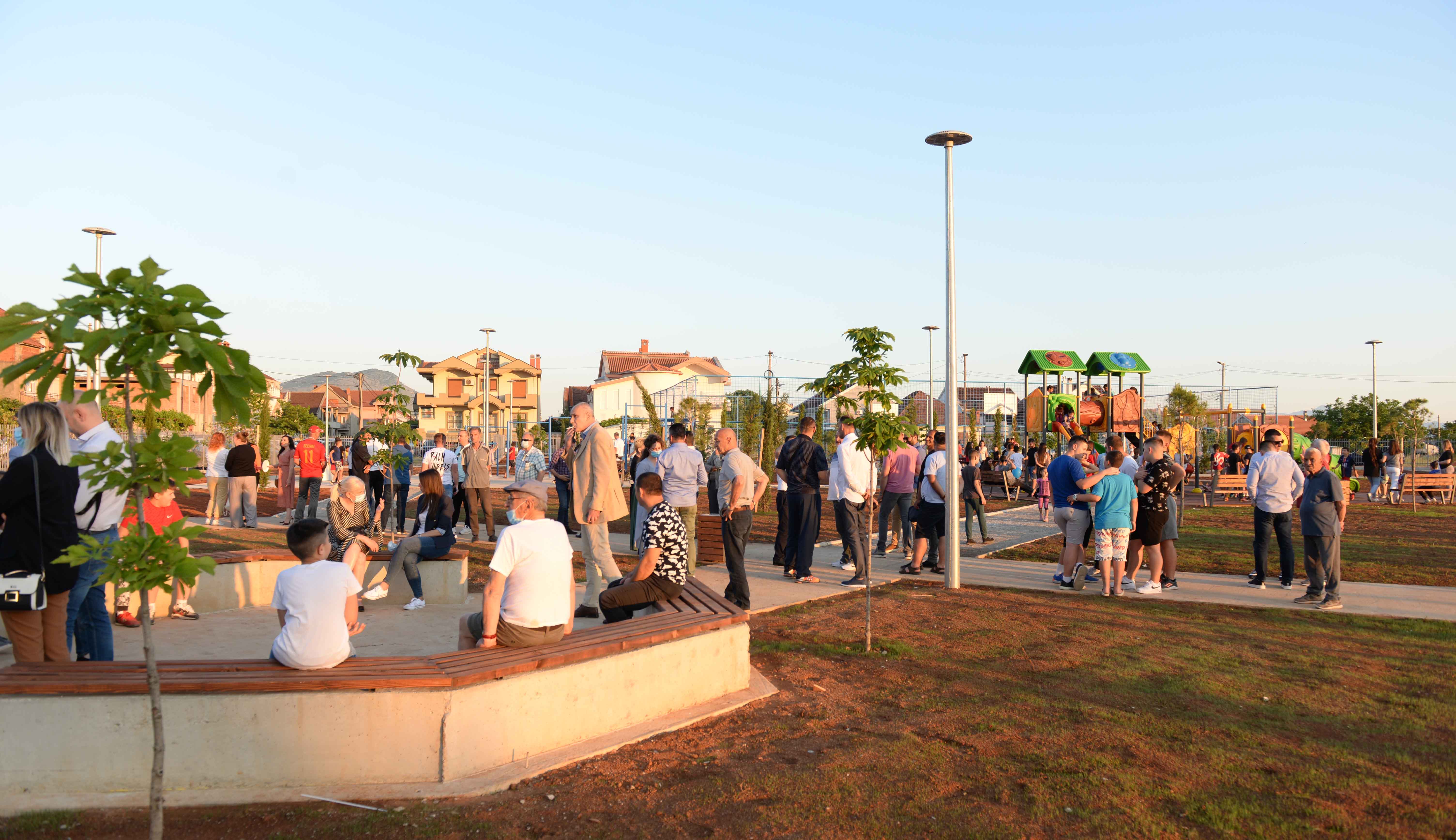 Otvoren novi park na Koniku: Podgorica dobila četvrti novi park u ovoj godini