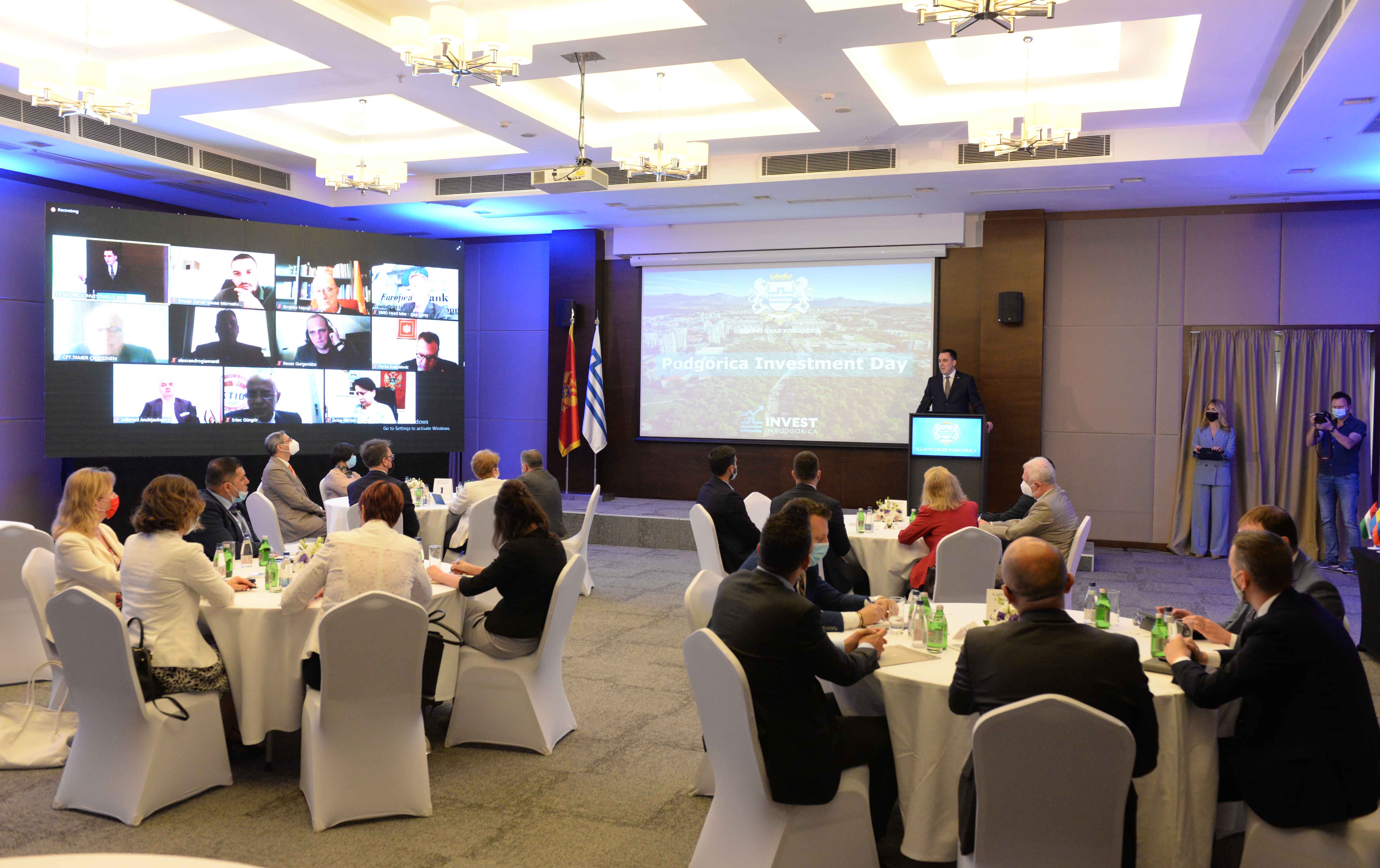 Održan Podgorica Investment Day; Glavni grad predstavio biznis zone