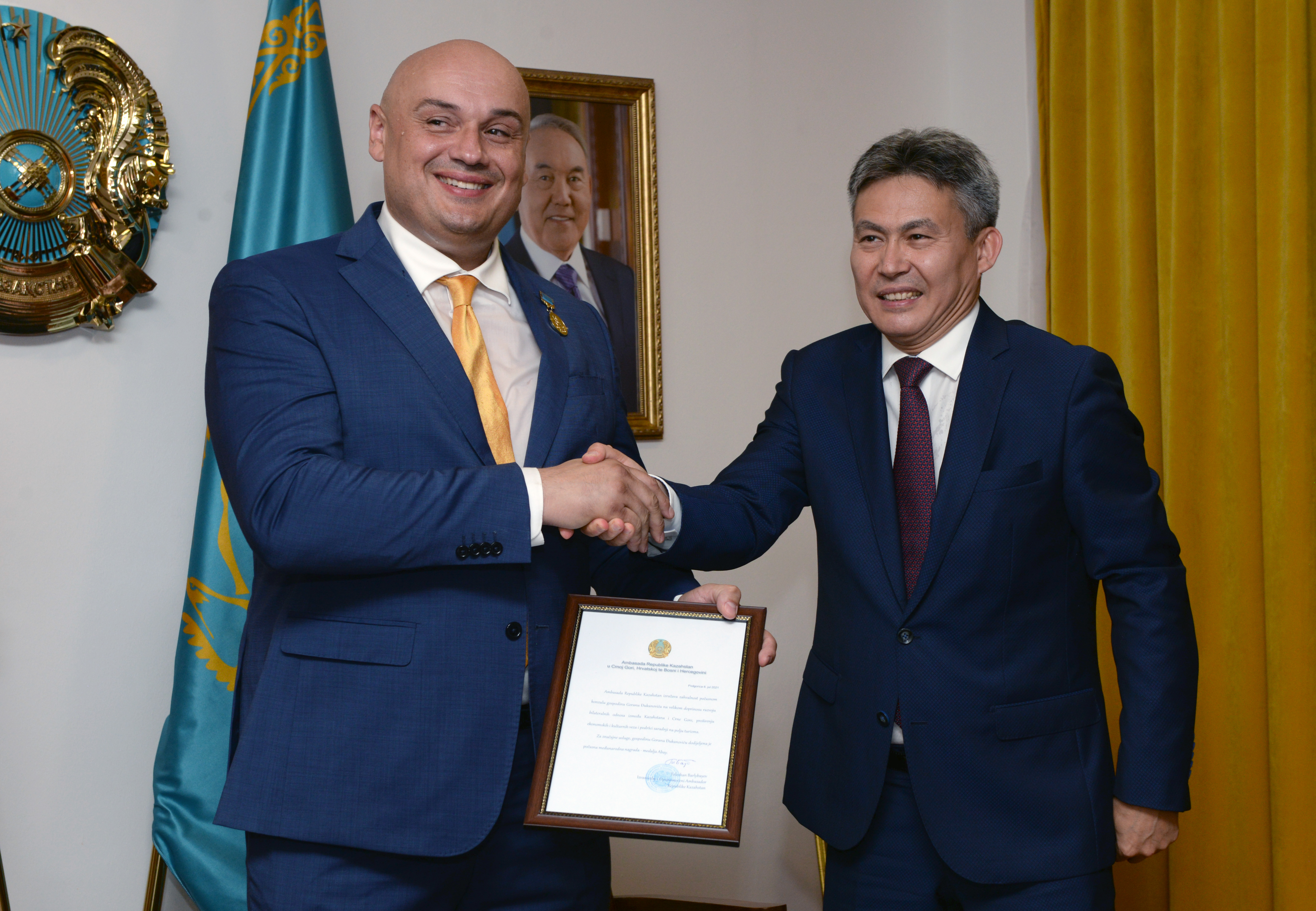 Otvoren prvi Konzulat Republike Kazahstan u Crnoj Gori