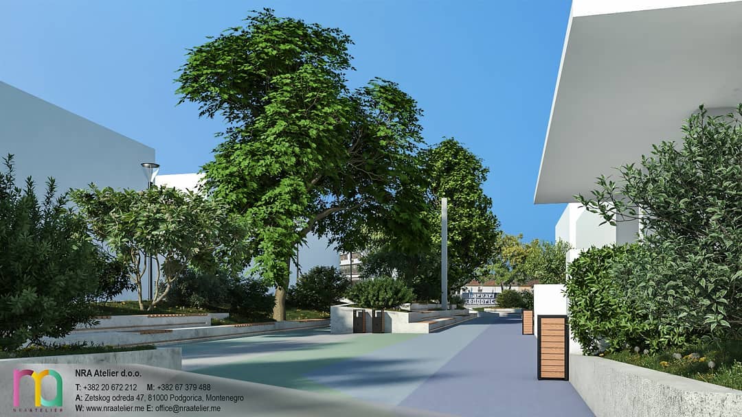 Agencija za stanovanje izvodi radove na uređenju dvorišta OŠ "Savo Pejanović" u okviru projekta Mikro020