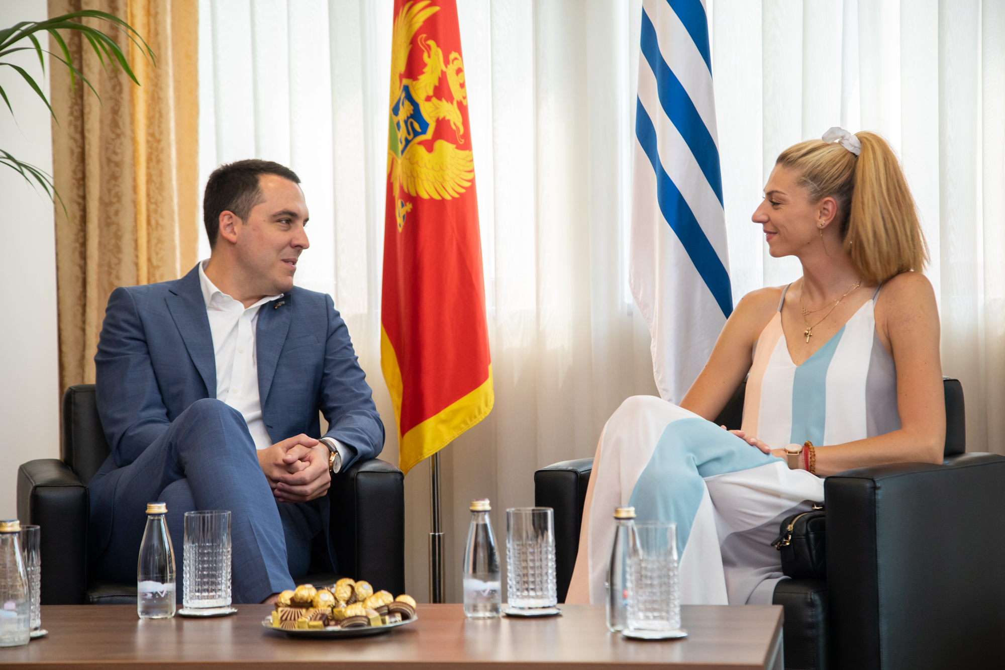 Gradonačelnik Podgorice upriličio prijem za Mariju Vuković; Glavni grad je ponosan na veliki uspjeh crnogorske atletičarke