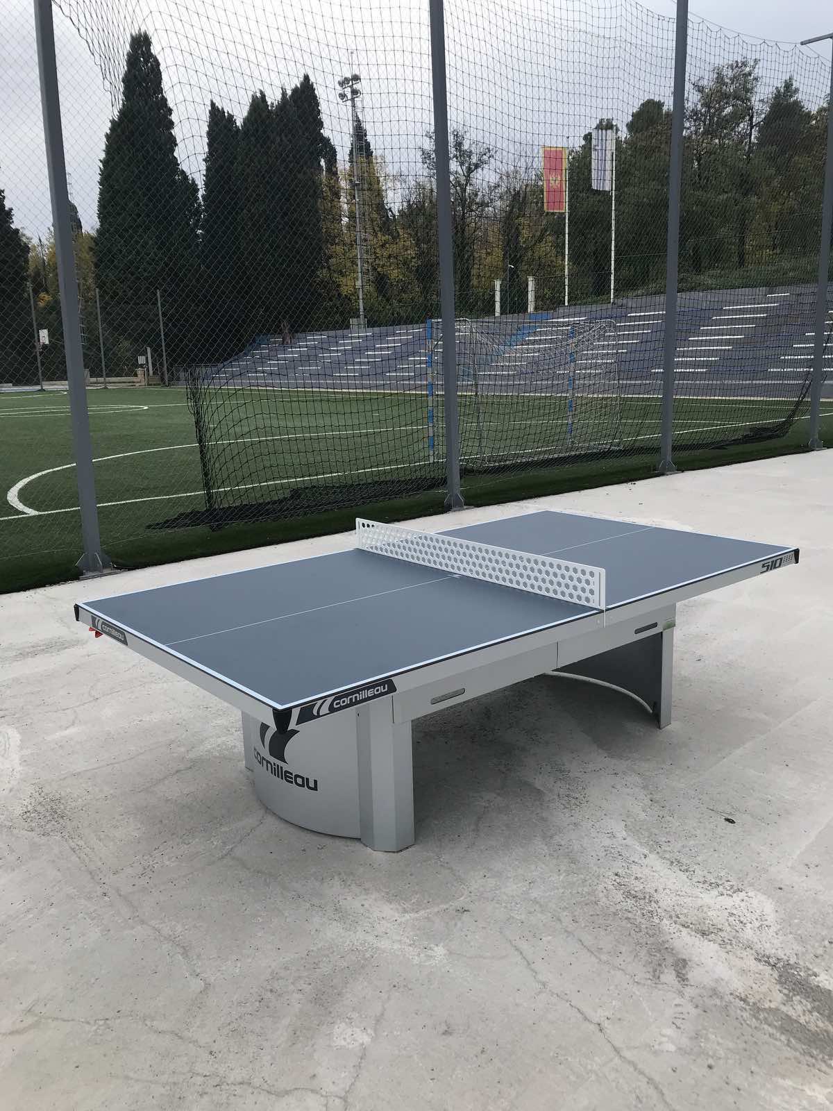Novi stolovi za stoni tenis na više lokacija u Podgorici