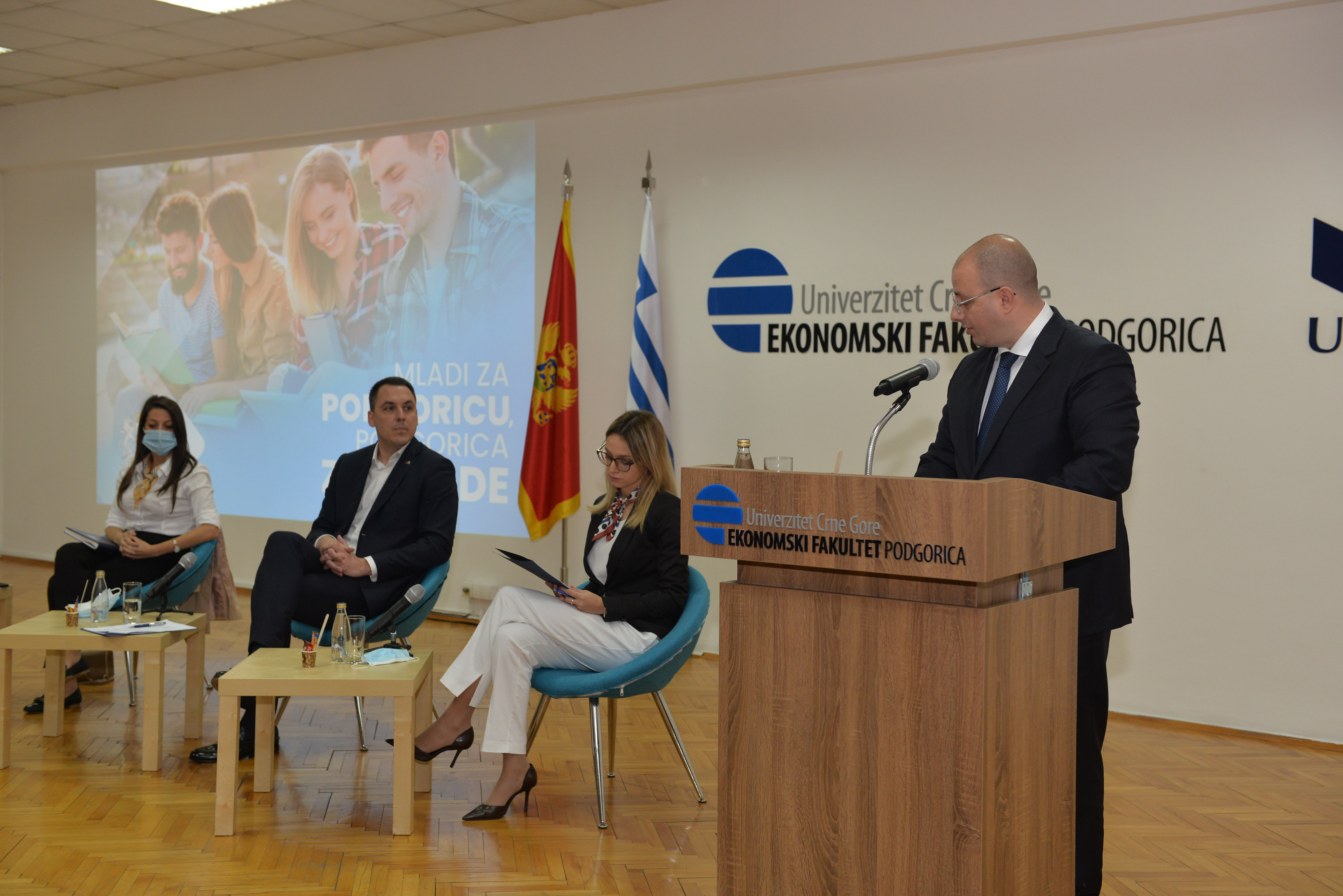 Vuković sa studentima: Podgorica nudi sadržaje koje su mladi ranije tražili u drugim evropskim gradovima