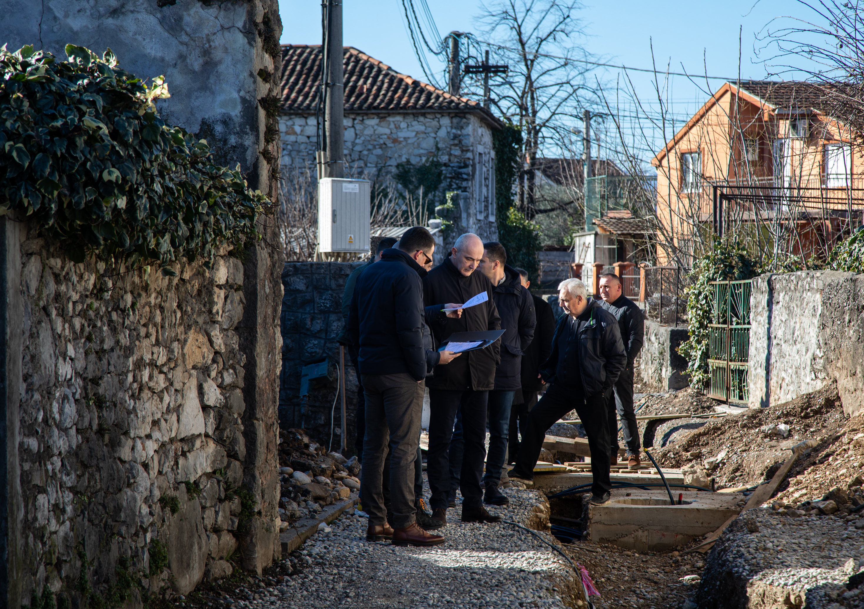 Vuković obišao radove na rekonstrukciji ulica na području Stare varoši