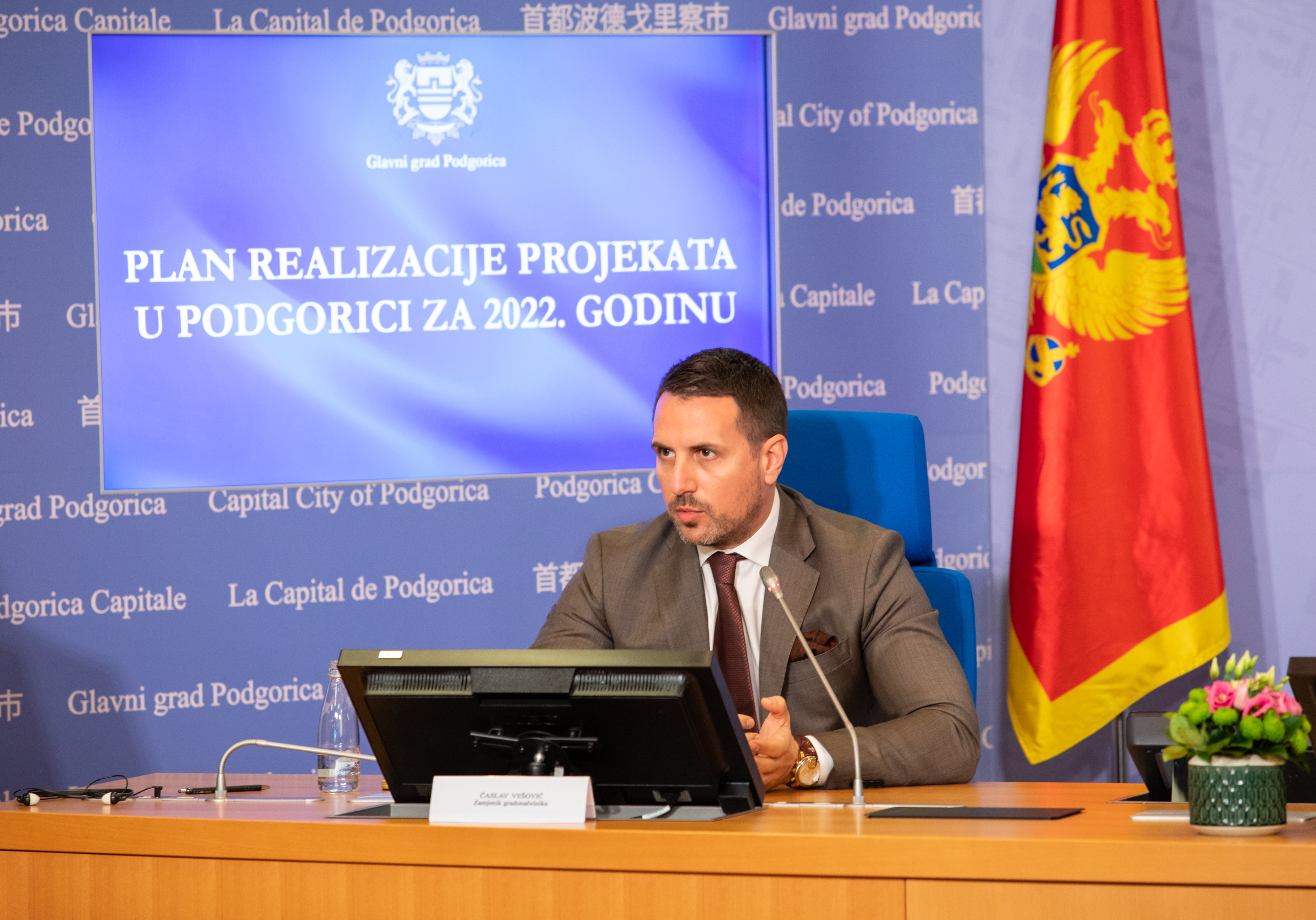 Vuković predstavio projekte koji će obilježiti razvoj Podgorice u 2022. godini
