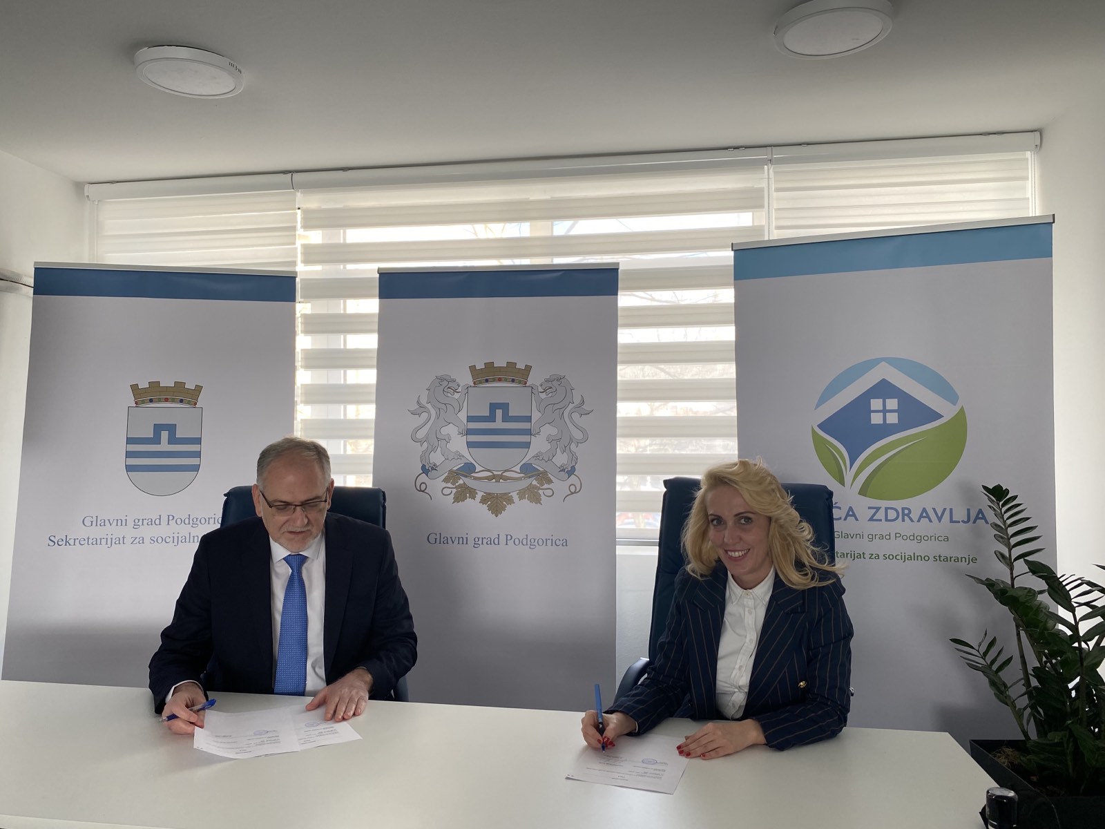 Sekretarijat za socijalno staranje Glavnog grada i Univerzitet Donja Gorica potpisali sporazum o saradnji; Praksa za studente psihologije u Kući zdravlja