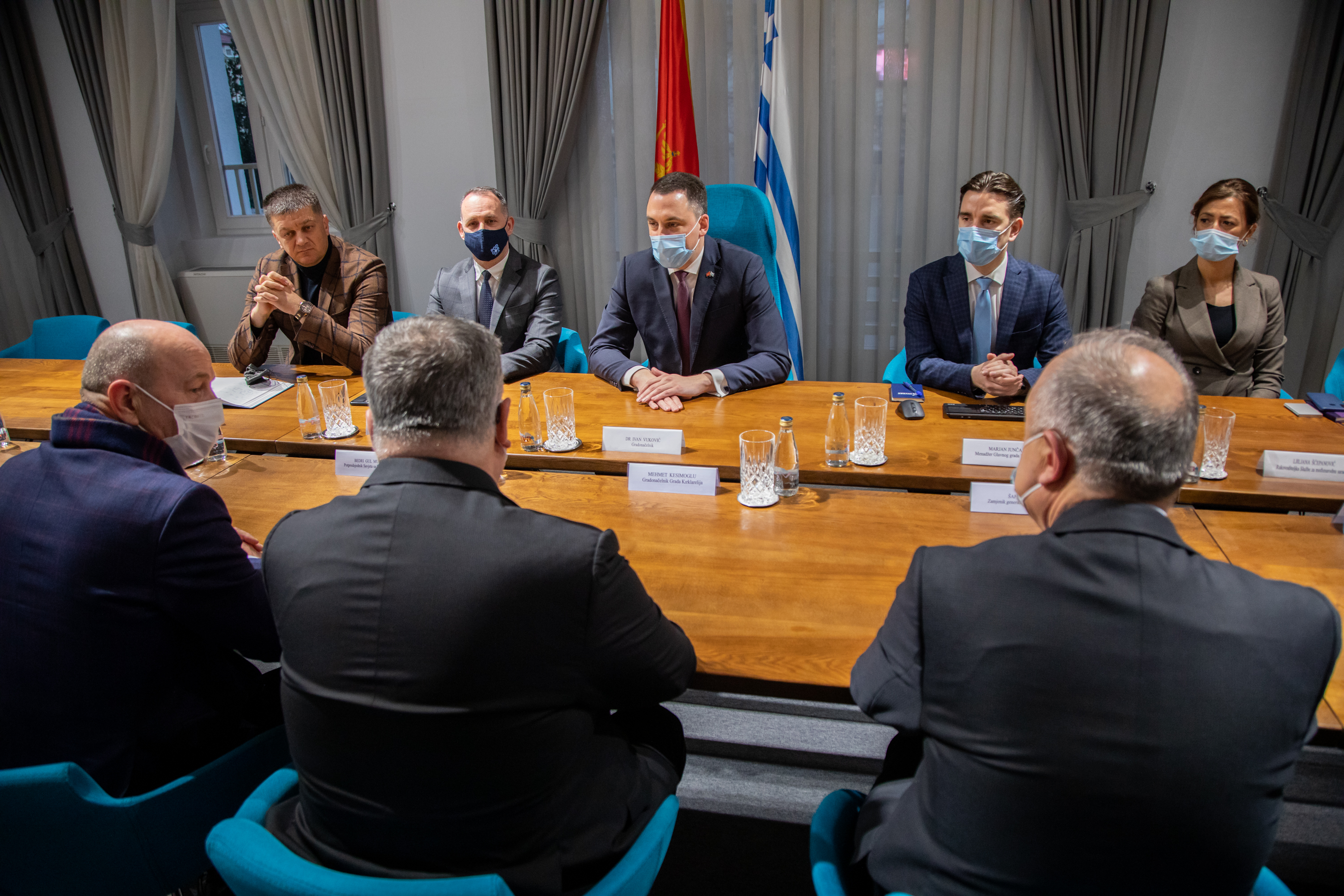 Glavni grad nastavlja da unapređuje međunarodnu saradnju; Vuković ugostio gradonačelnika Kirklarelija