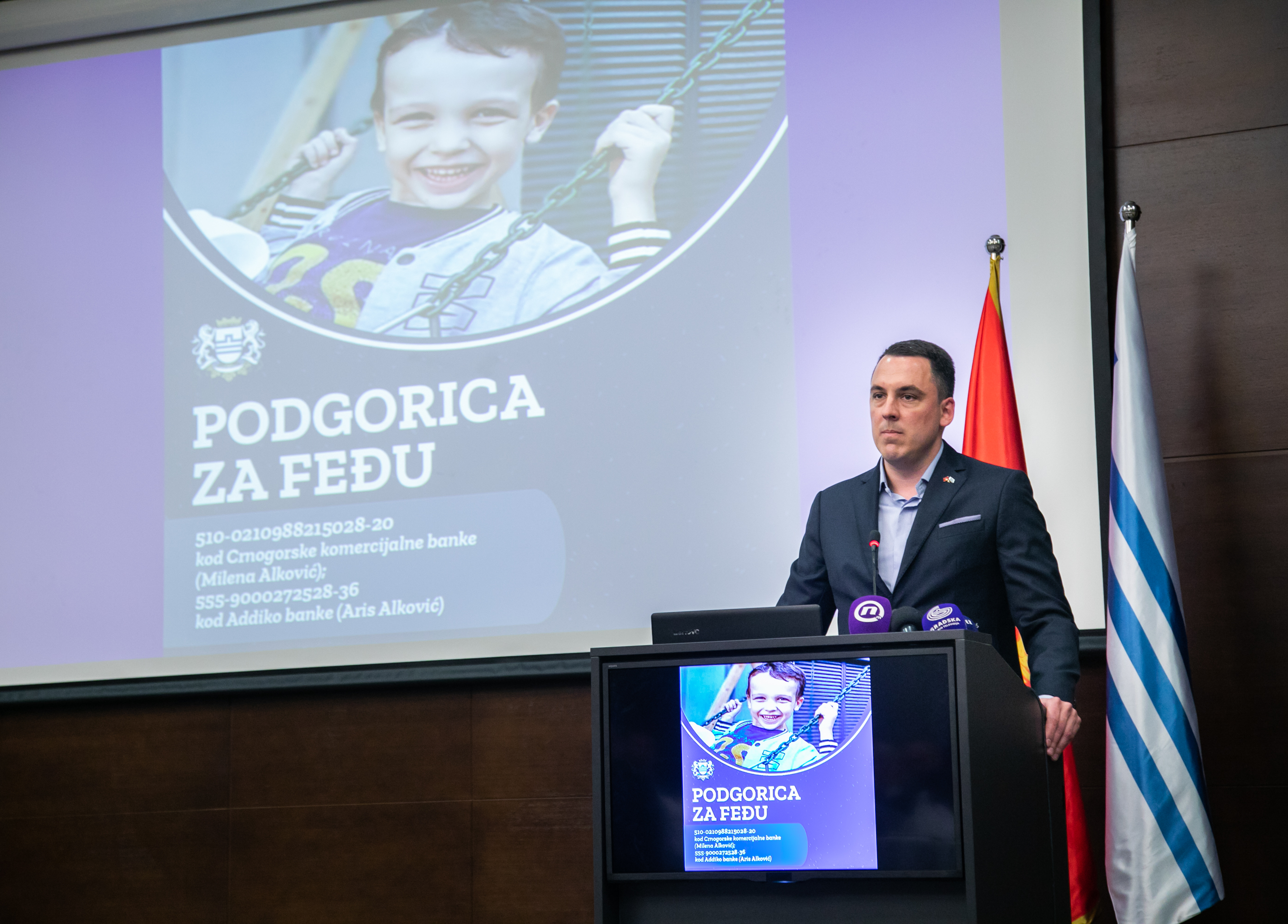 Humanitarna akcija "Podgorica za Feđu" pokazala da je Podgorica uvijek ujedinjena u želji da pomogne