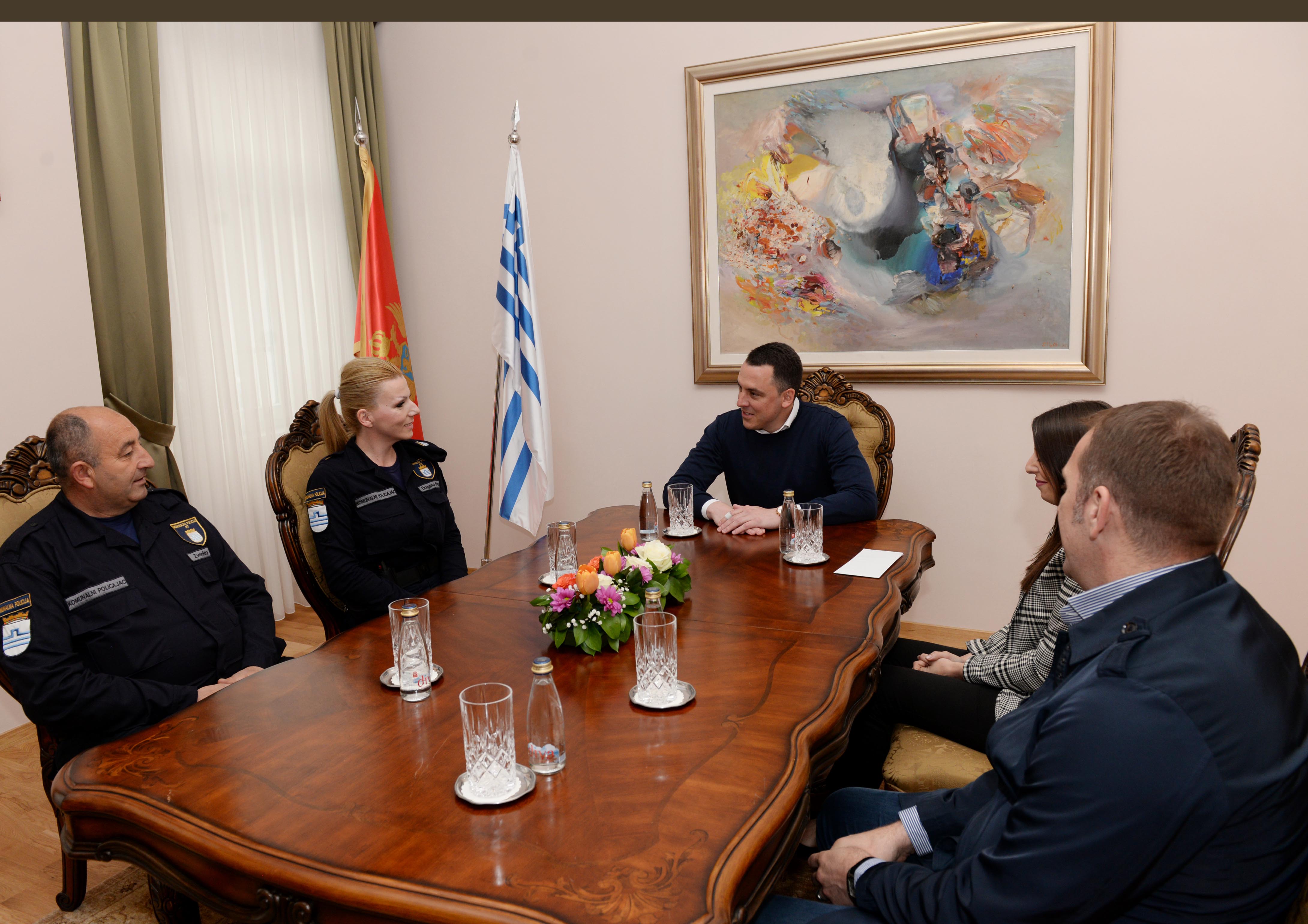 Vuković upriličio prijem za komunalne policajce; Popović i Petkov primjer kako se odgovorno obavlja veoma težak posao