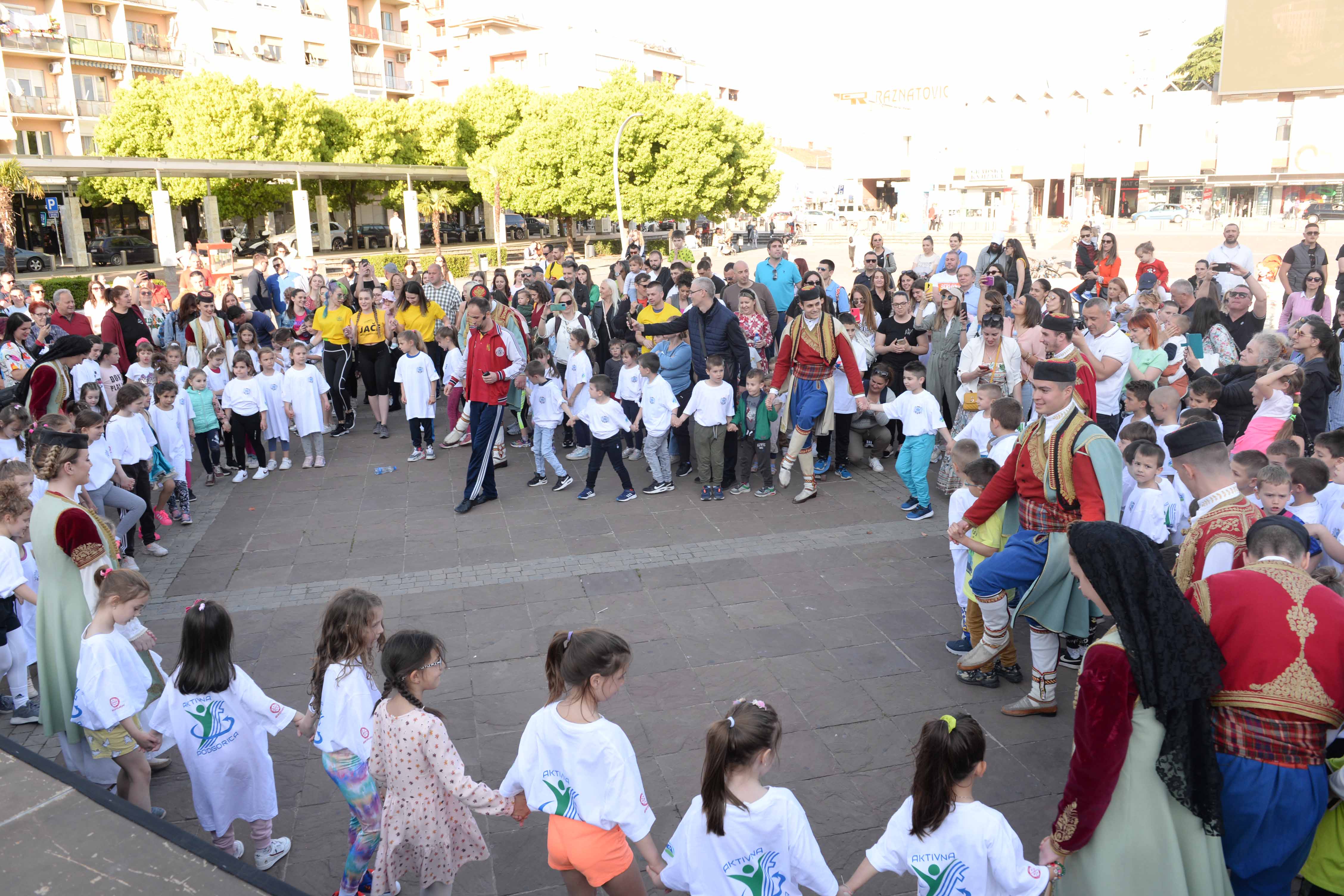 Održana manifestacija Aktivna Podgorica; Promovisani zdravi stilovi života