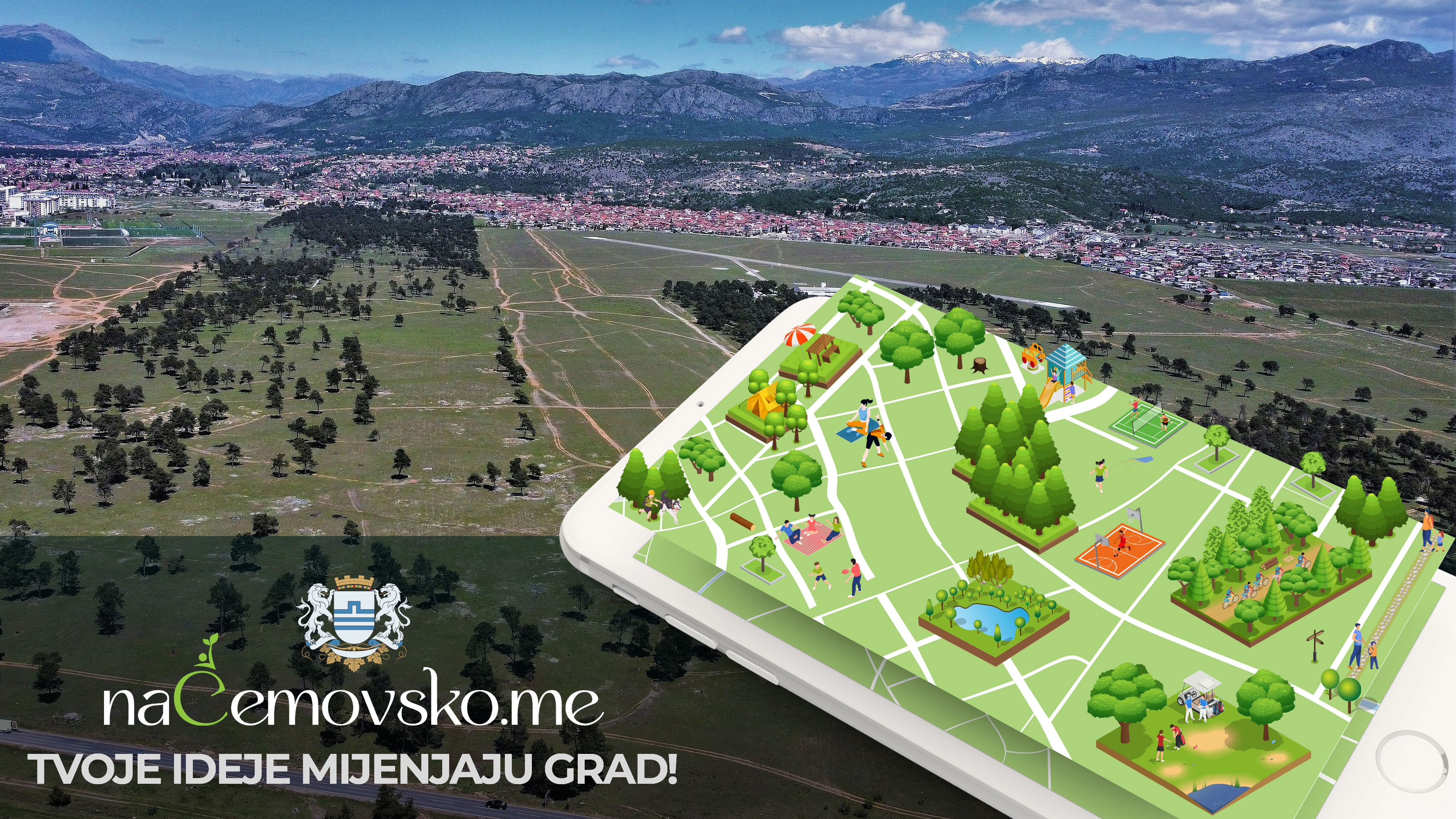 Gradski park na preko 40ha na Ćemovskom polju: Osmislimo sadržaje zajedno!