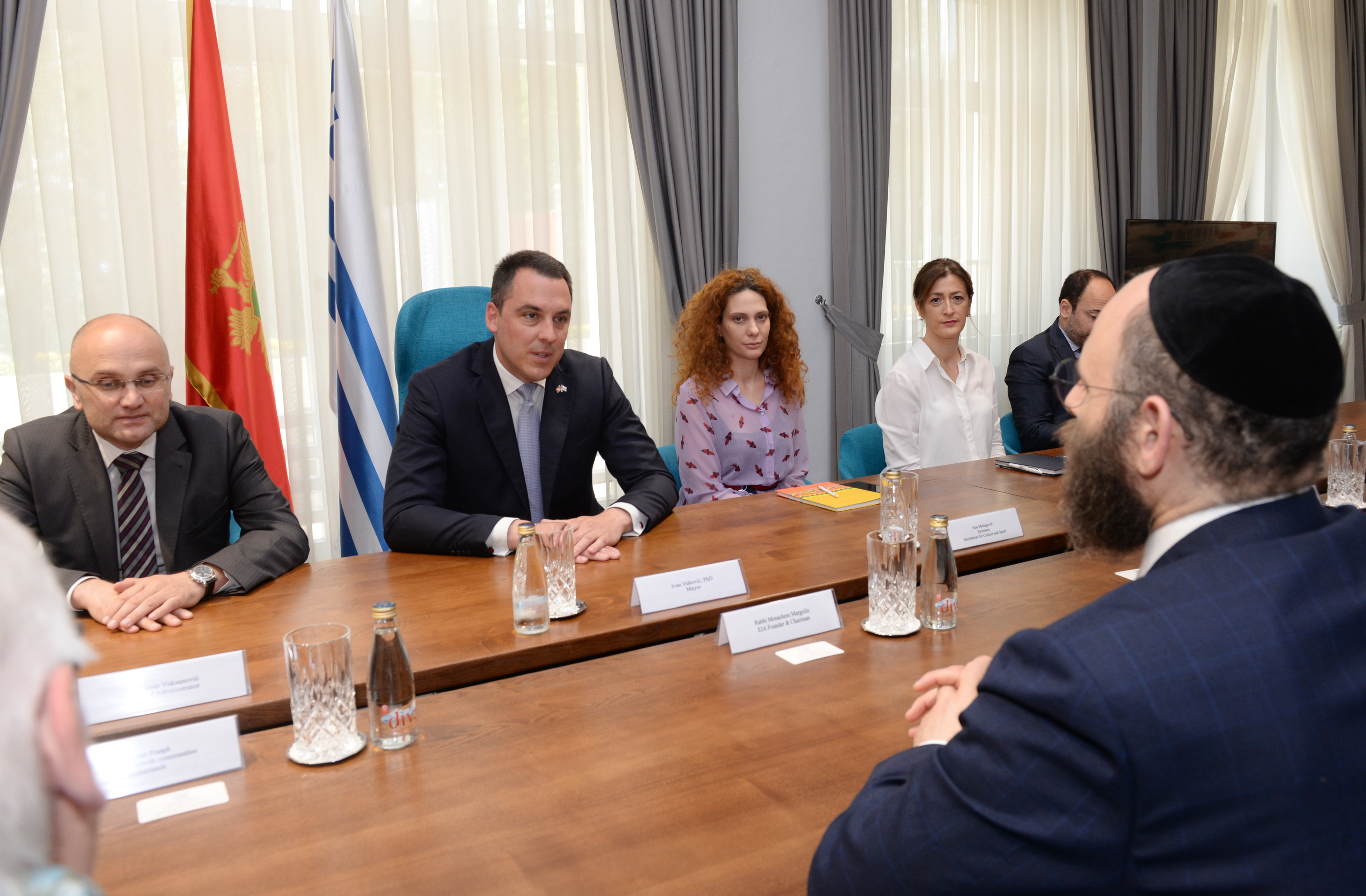Delegacija Evropske jevrejske zajednice u posjeti Glavnom gradu; Vuković:  Multikonfesionalnost jedna od temeljnih vrijednosti Crne Gore i Podgorice