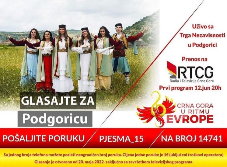 Crna Gora u ritmu Evrope: U nedjelju finale takmičenja na Trgu nezavisnosti