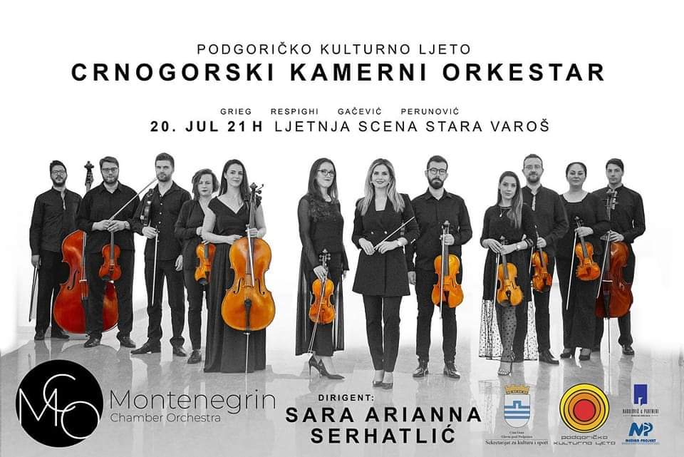 Koncert Crnogorskog kamernog orkestra u okviru Podgoričkog kulturnog ljeta