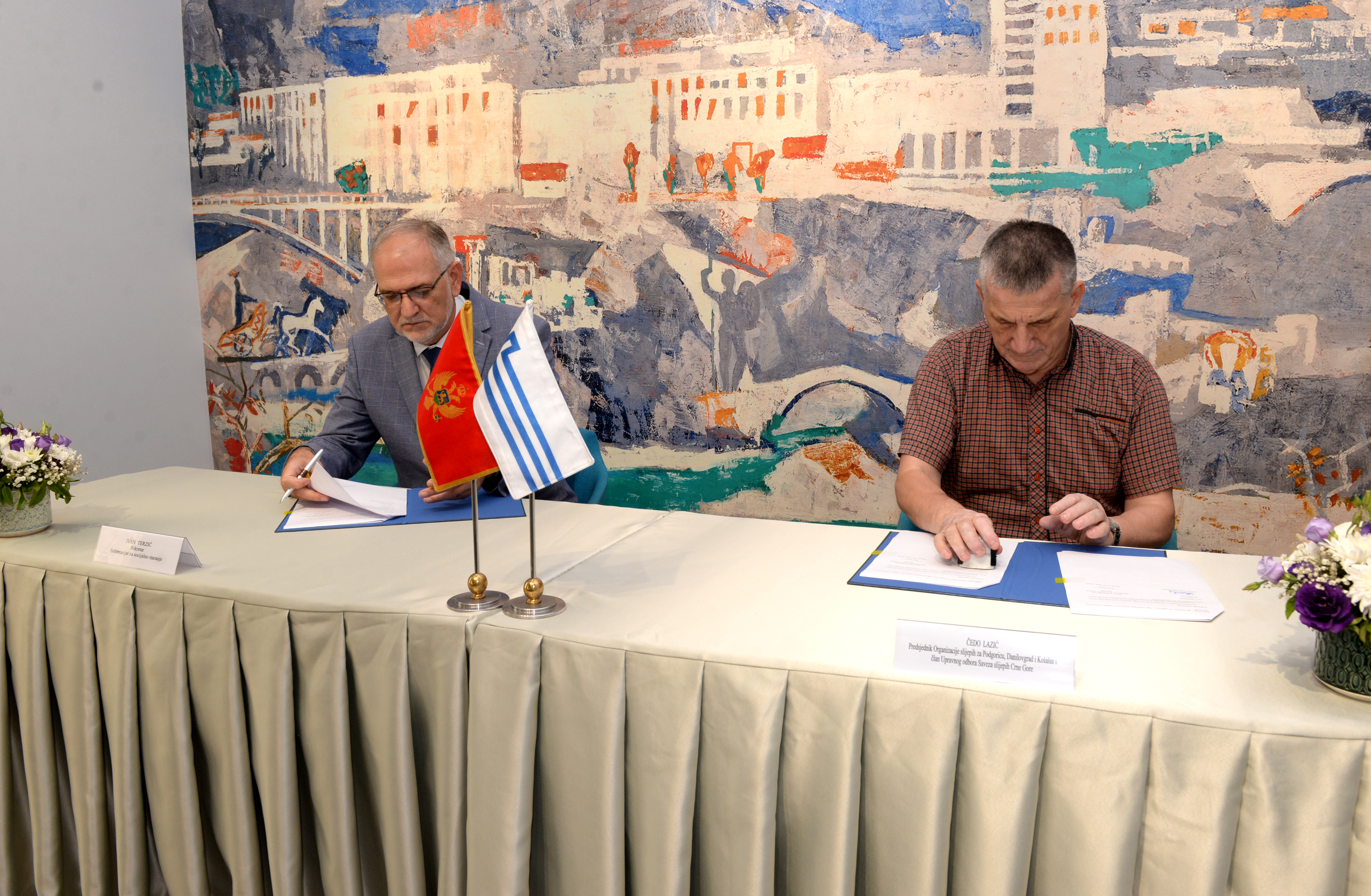 Glavni grad nastavlja da pruža podršku Organizaciji slijepih; Potpisan memorandum o saradnji