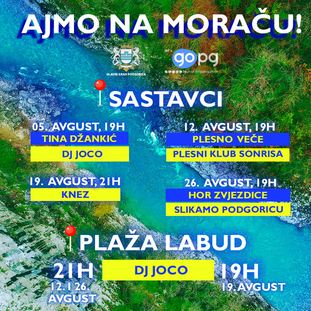 U petak počinje manifestacija "Ajmo na Moraču"