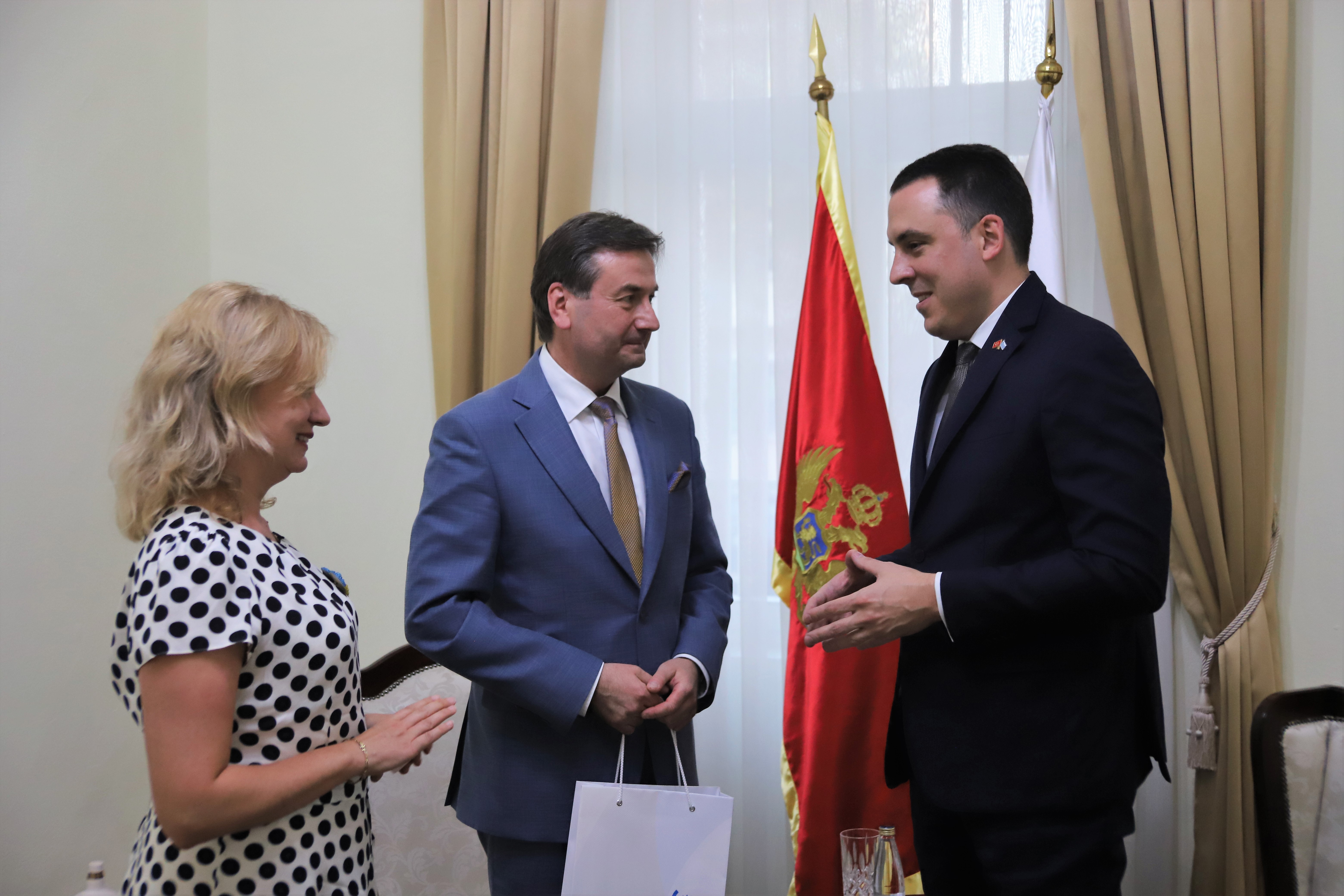 Vuković se sastao sa novoimenovanim ambasadorom Herasimenkom; Podgorica i u dobrim i u lošim vremenima prijatelj Ukrajine