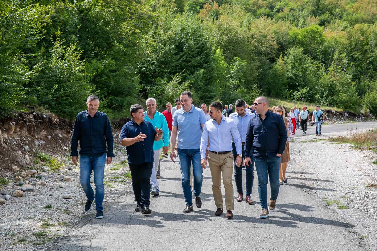 Vuković obišao radove na rekonstrukciji puta u Kučima vrijedne milion eura