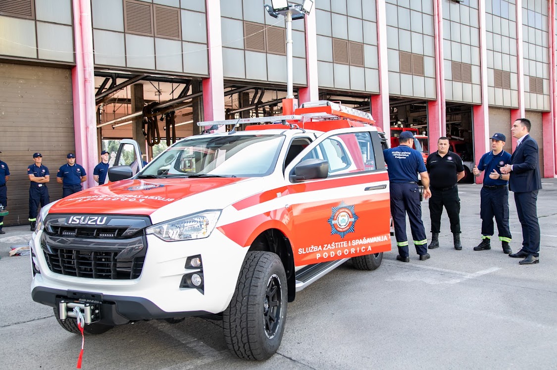Služba zaštite i spašavanja Podgorica jedna od najopremljenijih u regionu; U modernizaciju opreme uloženo preko milion eura