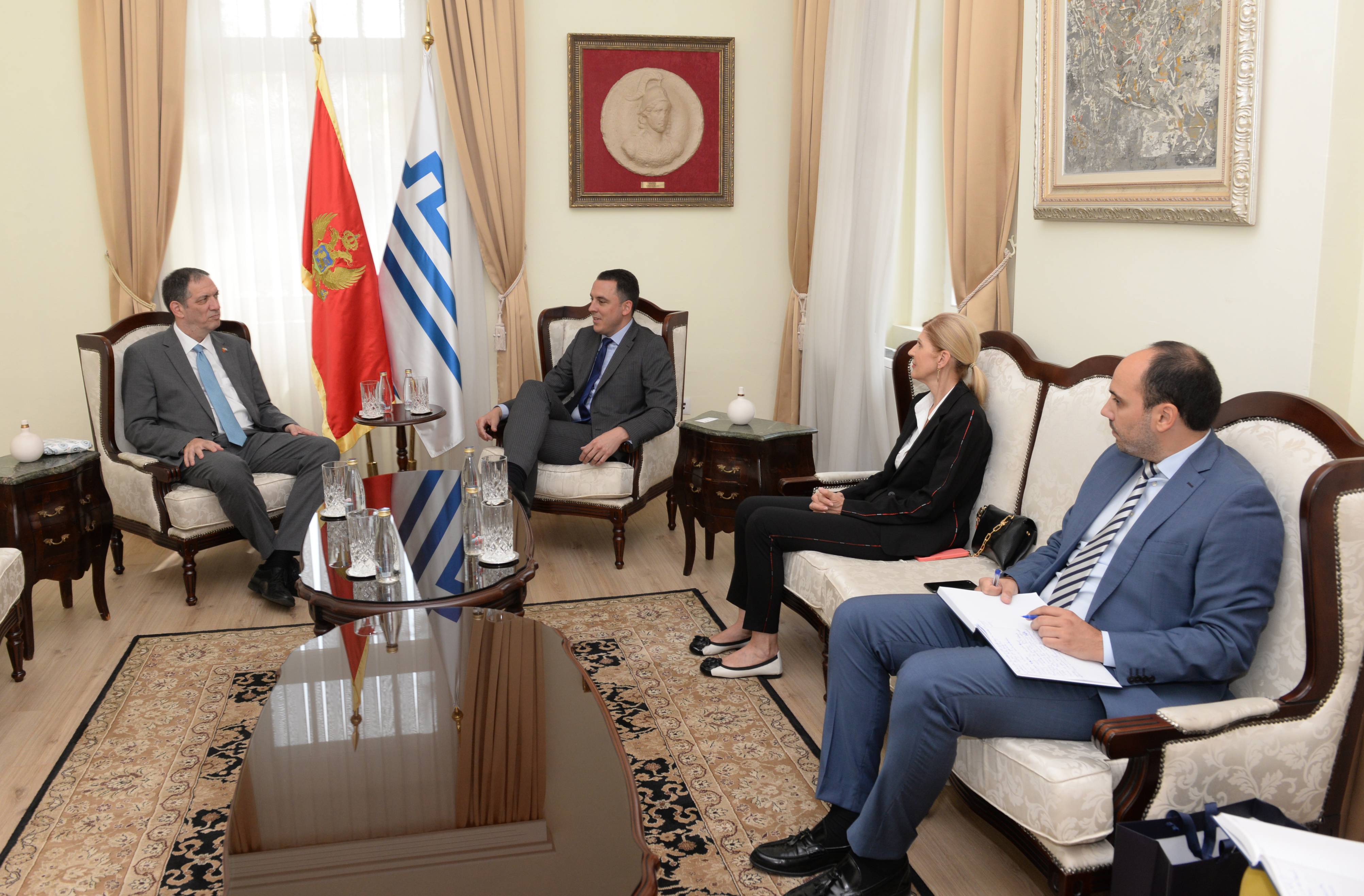 Vuković sa ambasadorom Izraela:  Podgorica prepoznata kao atraktivna destinacija za investitore
