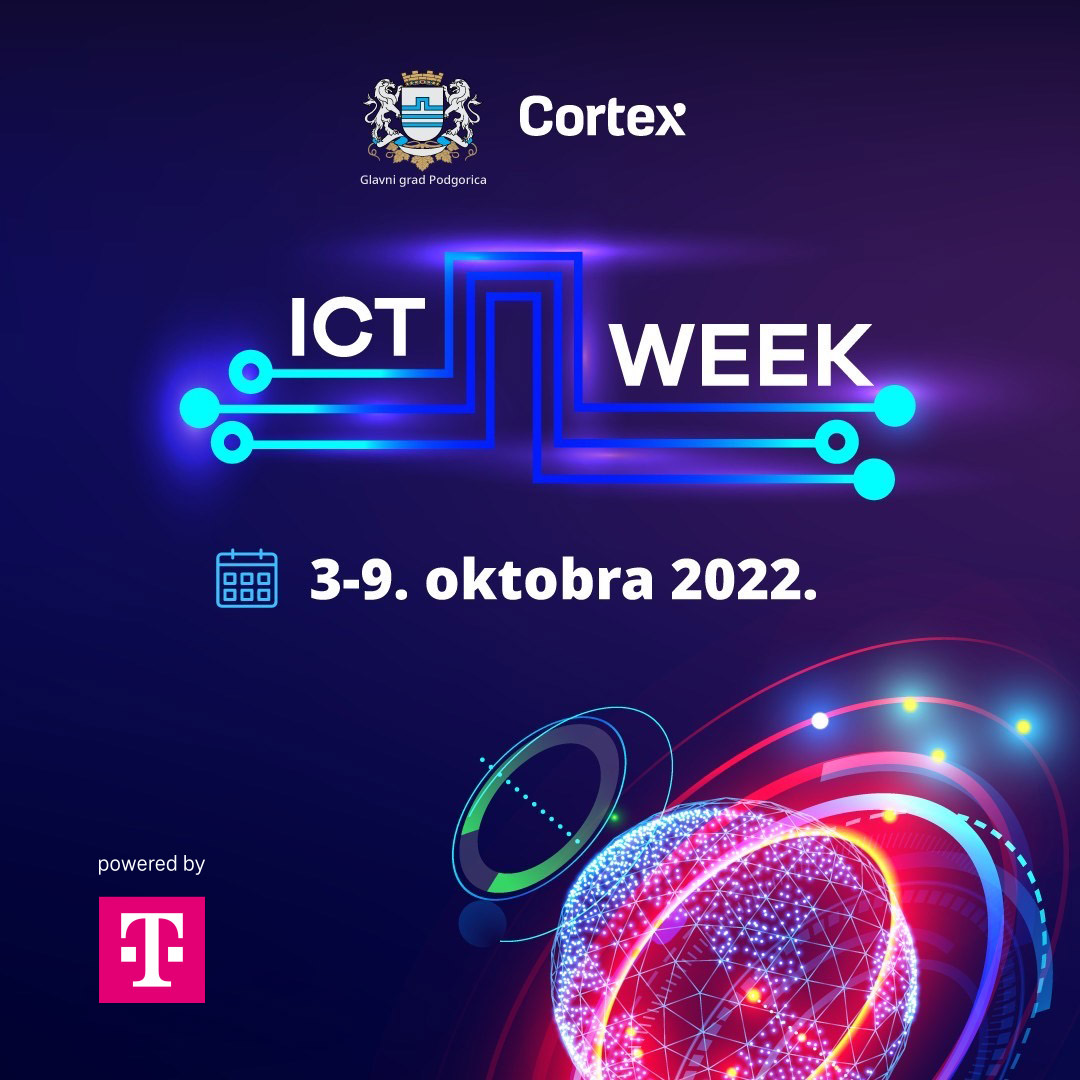 ICT week počinje 03. oktobra u Podgorici; Najavljeni brojni sadržaji za ljubitelje digitalnih tehnologija