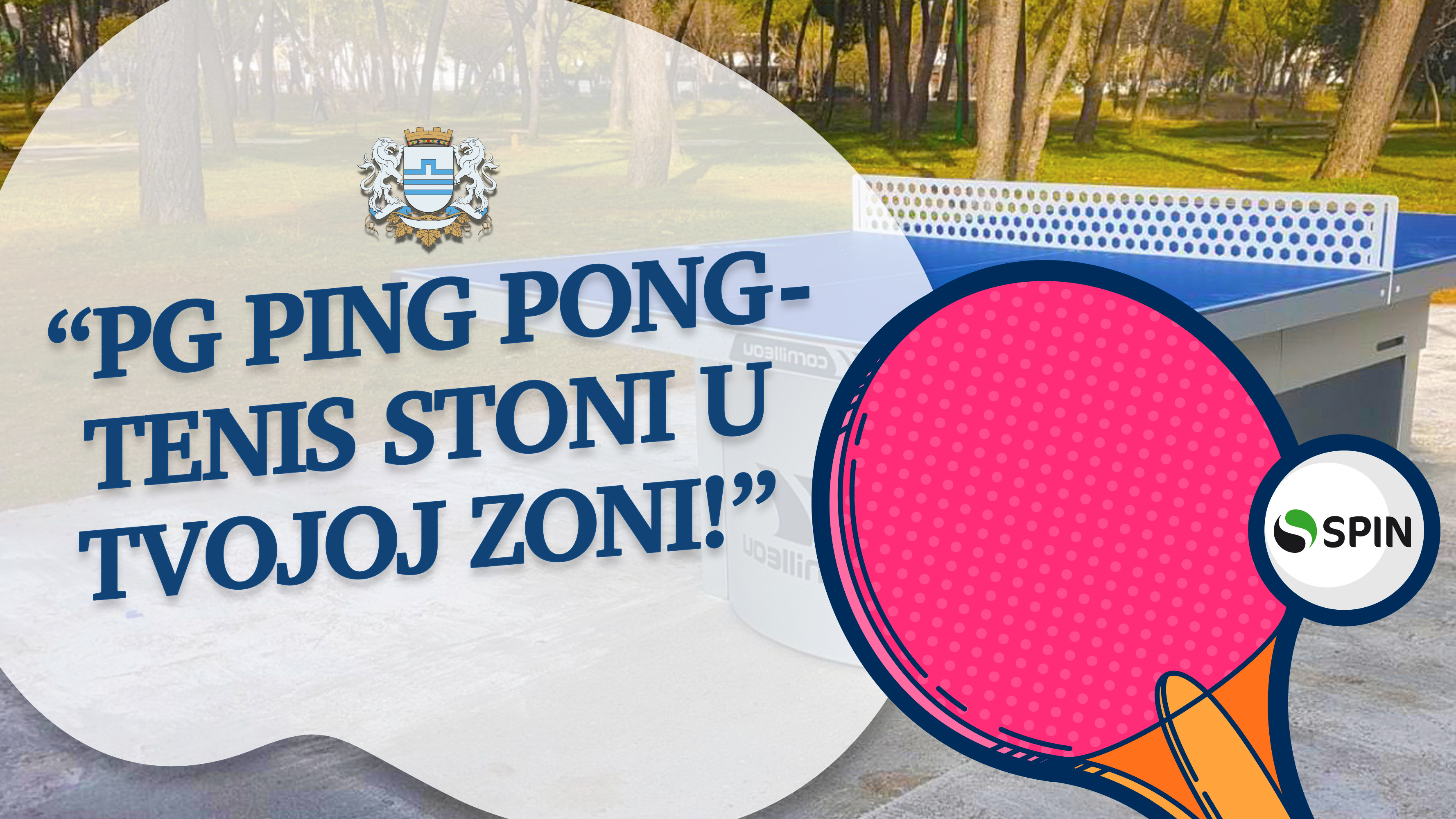 U nedjelju finale takmičenja "PG PING PONG - TENIS STONI U TVOJOJ ZONI "