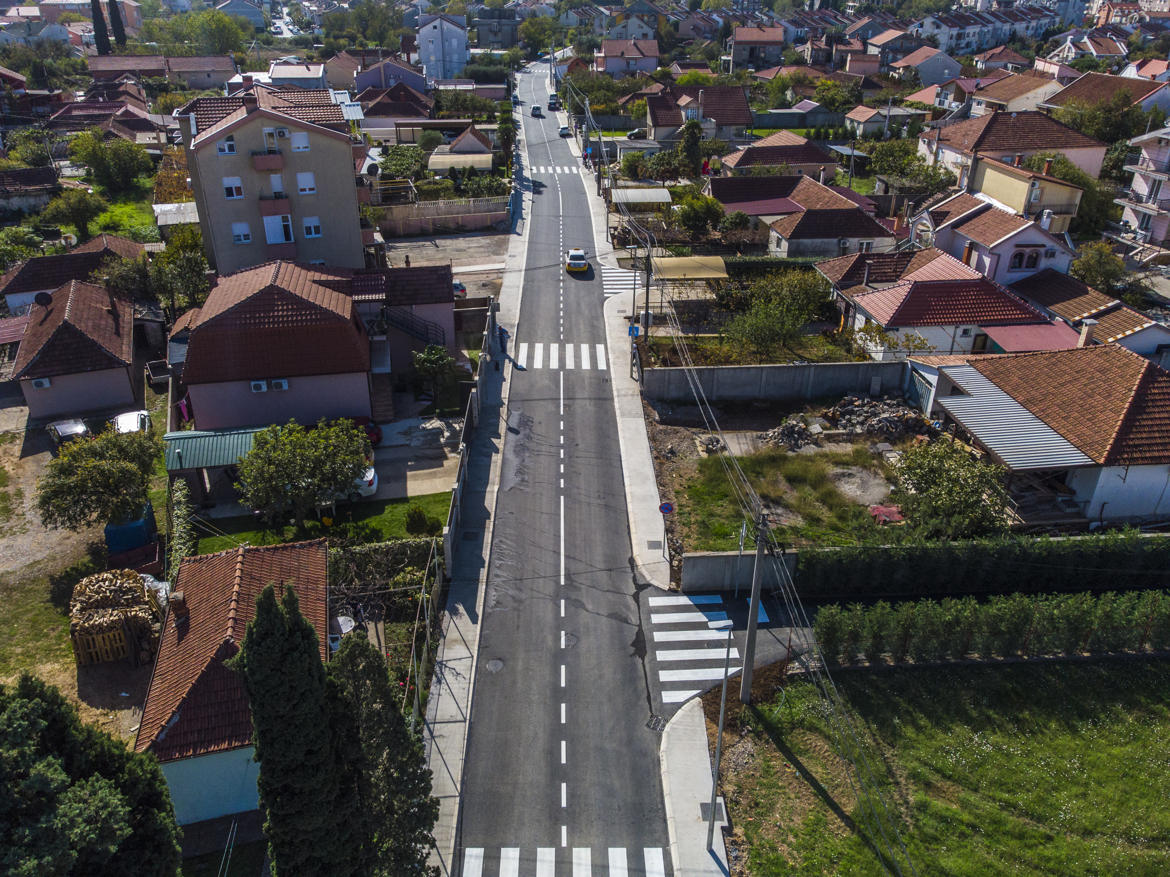 Rekonstruisana Ulica Dušana Milutinovića na Zabjelu