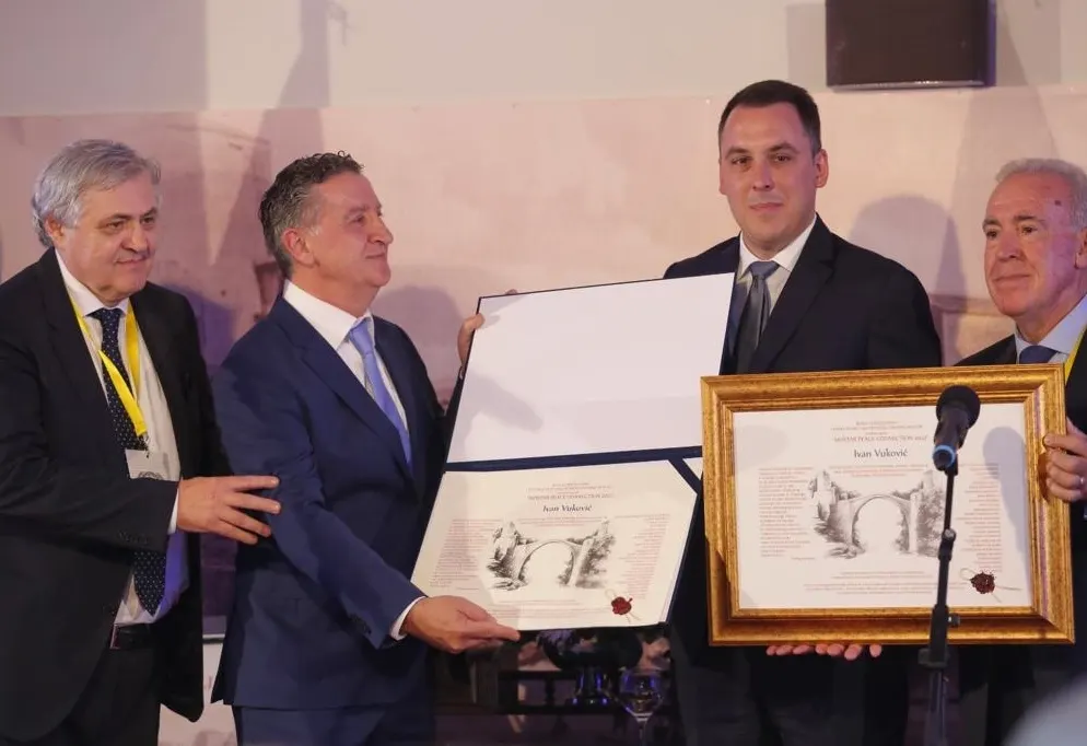 Dr Ivan Vuković dobitnik Nagrade za mir “Mostar Peace Connection 2022”