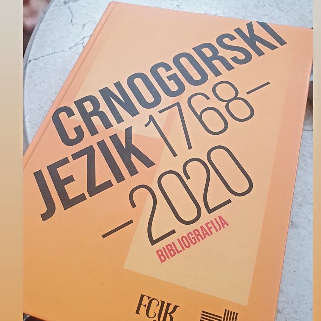 U četvrtak promocija knjige  “Crnogorski jezik 1768 – 2020“