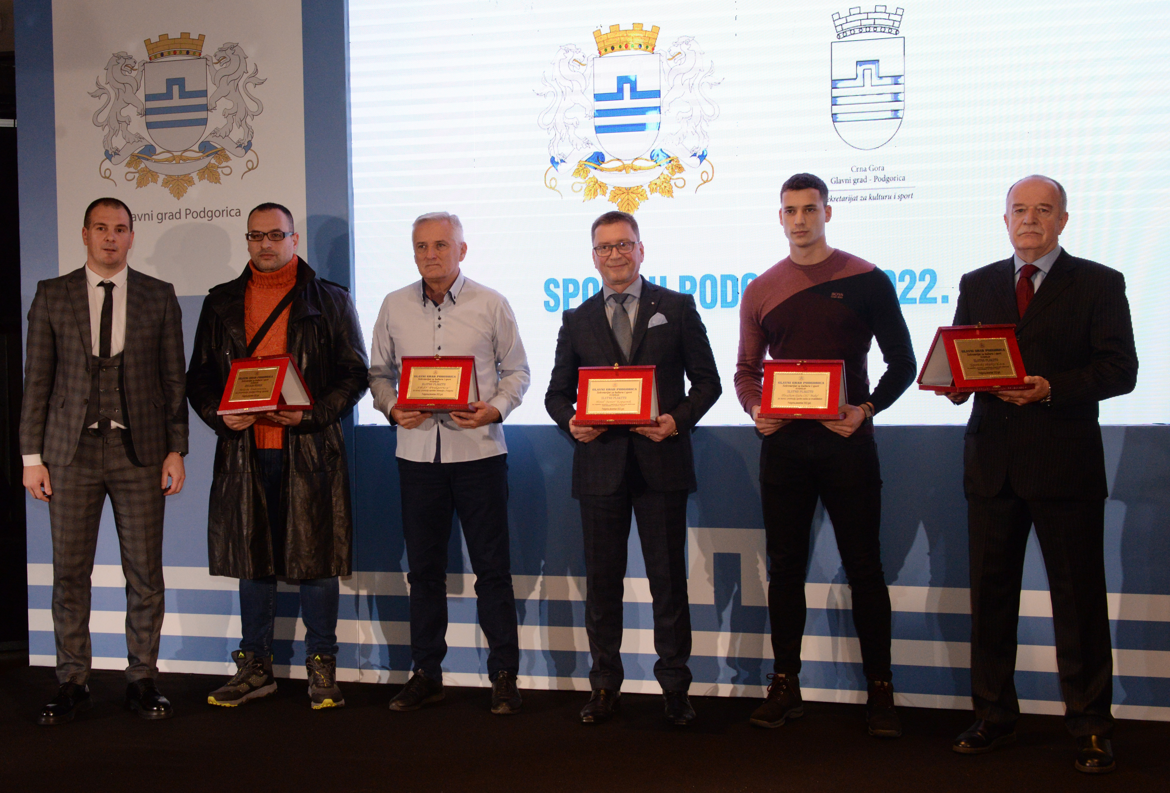 Uručena priznanja najboljim sportistima Podgorice; Vuković: Sportska 2022. jedna od najuspješnijih godina u modernoj crnogorskoj istoriji
