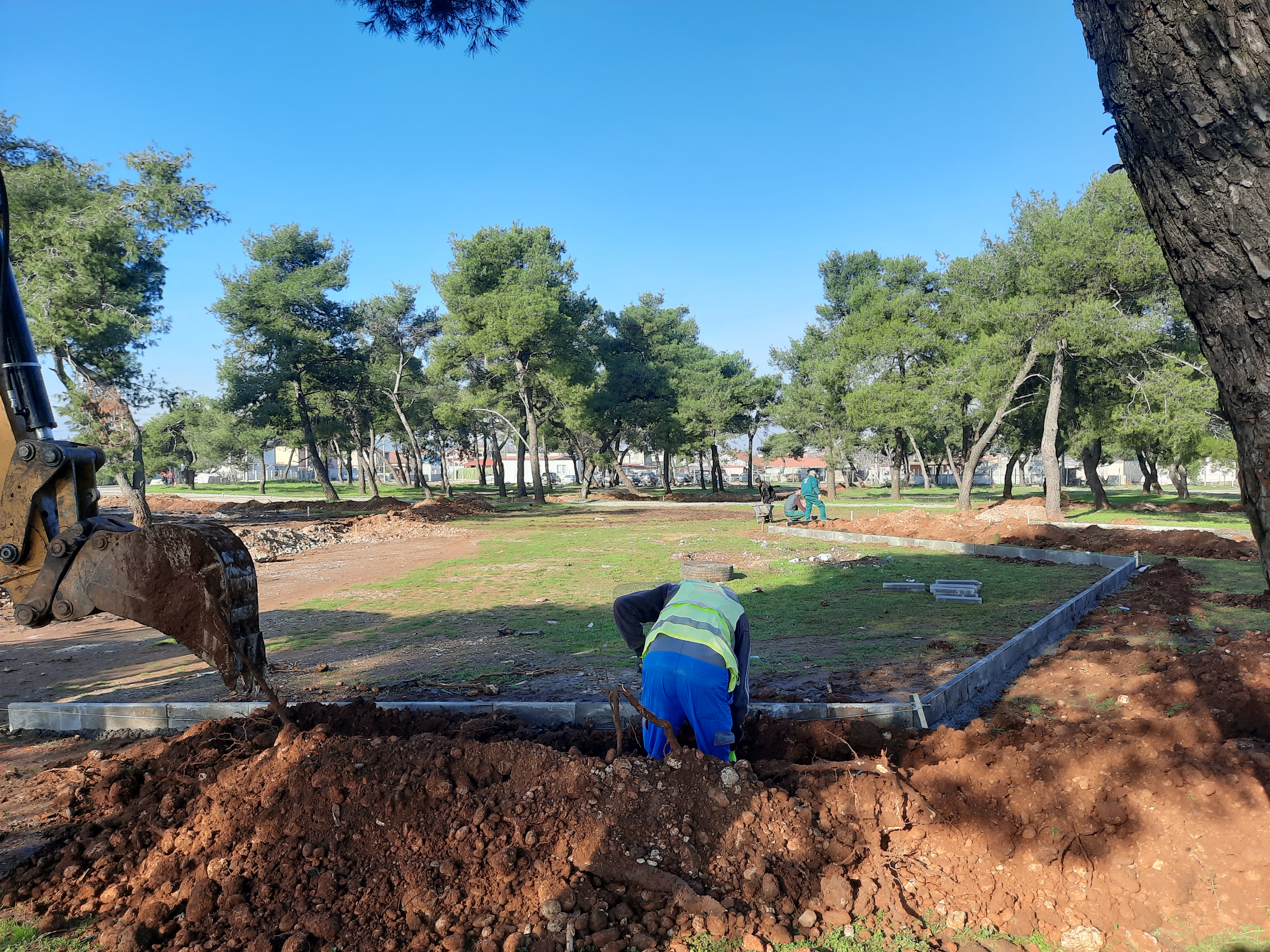 Počela izgradnja parka u Ulici Španskih boraca na Koniku