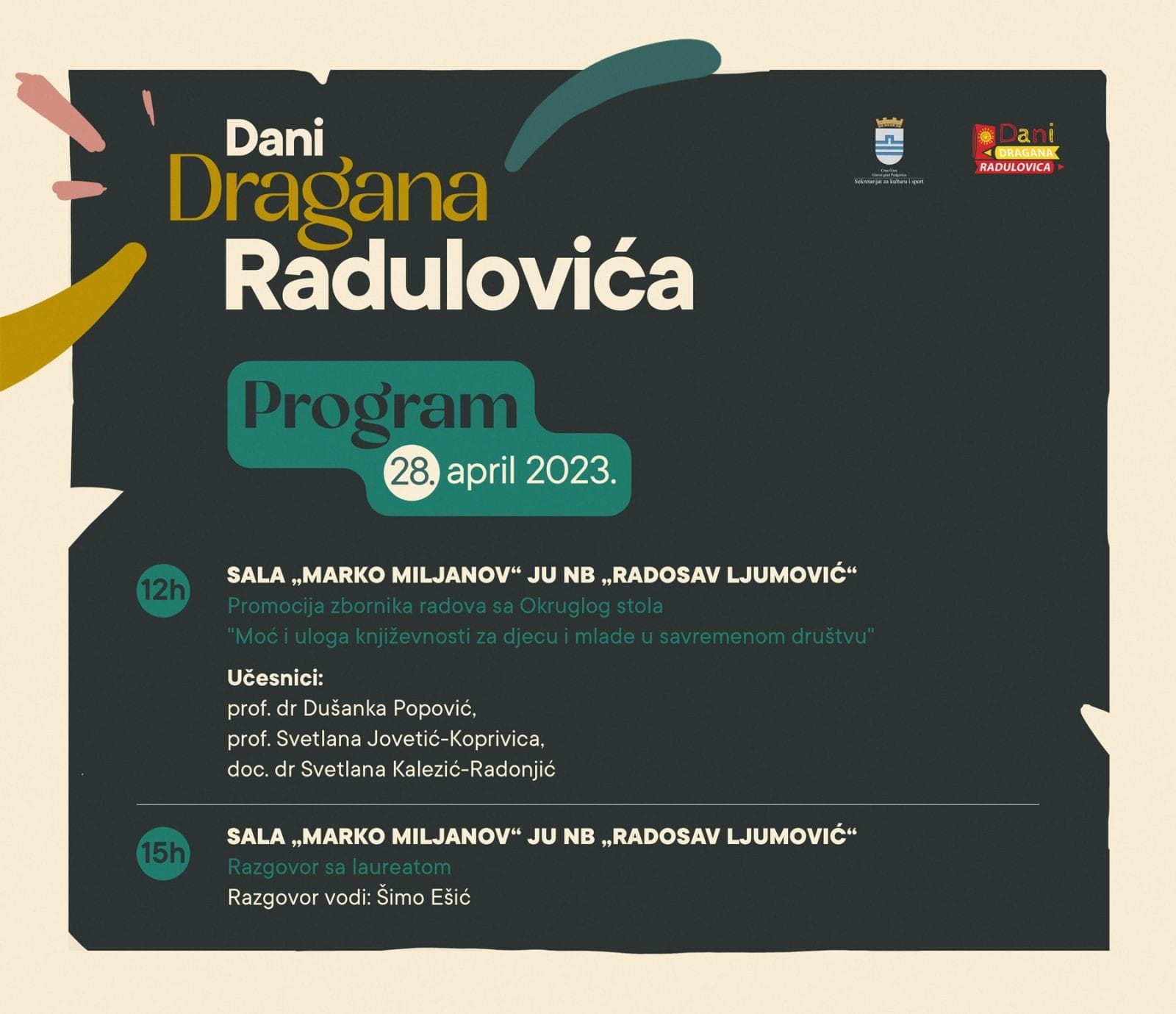 Manifestacija „Dani Dragana Radulovića“ počinje sjutra
