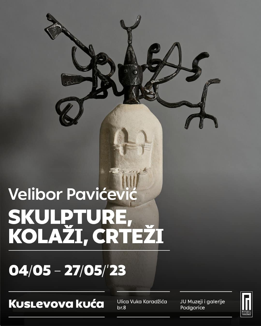Izložba Velibora Pavićevića u Kuslevovoj kući