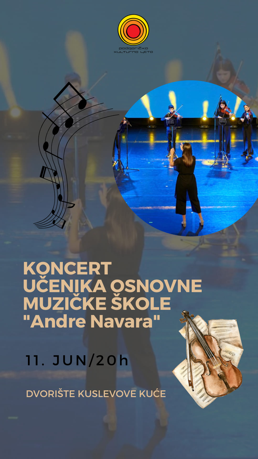 Koncert učenika osnovne muzičke škole „Andre Navara“
