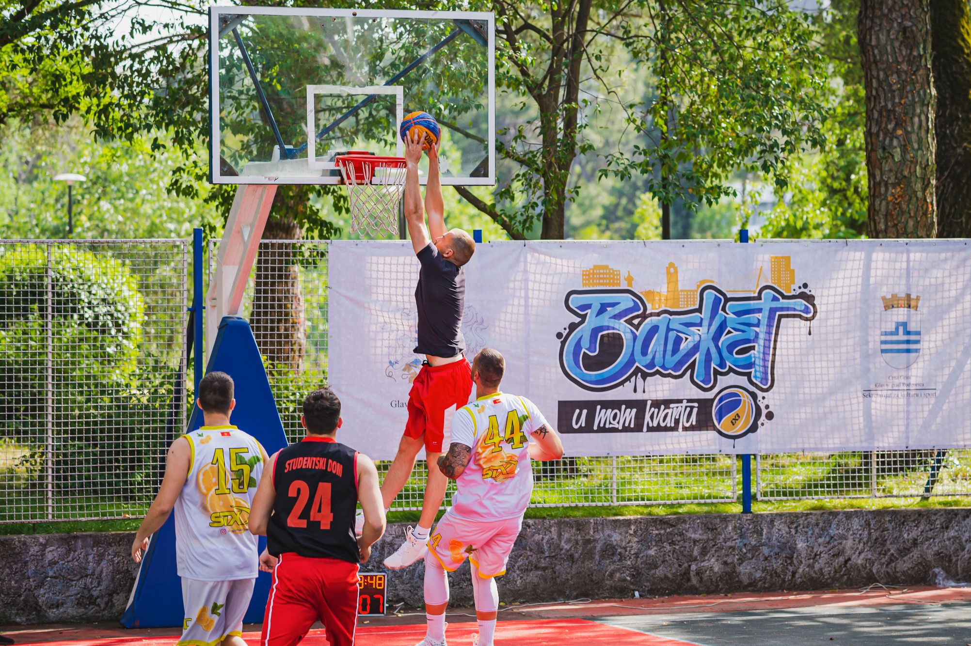 Spektakl u Njegoševom parku: U subotu završni čin manifestacije ''Basket u mom kvartu''