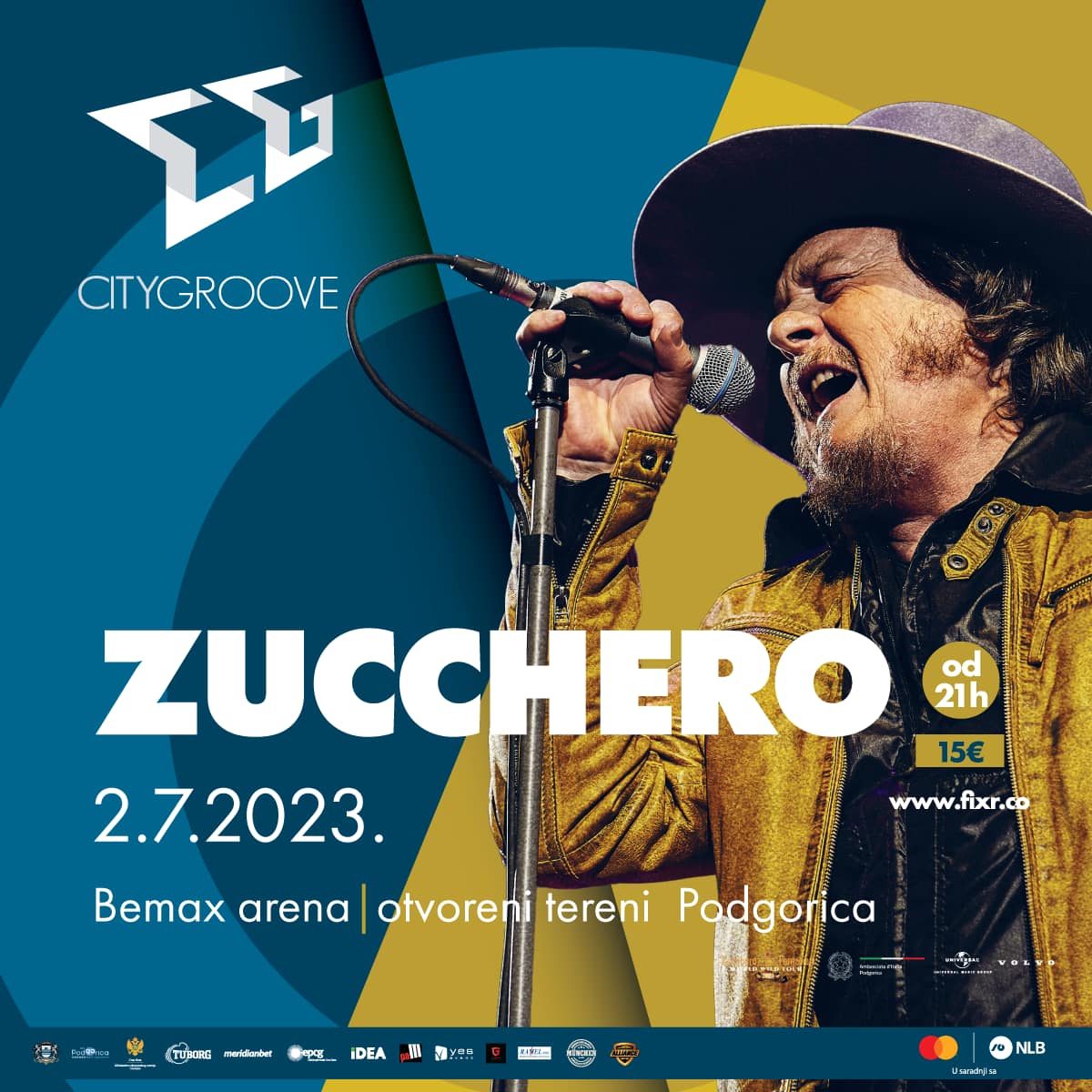 Zucchero otvara osmo izdanje festivala&nbsp; CITY GROOVE