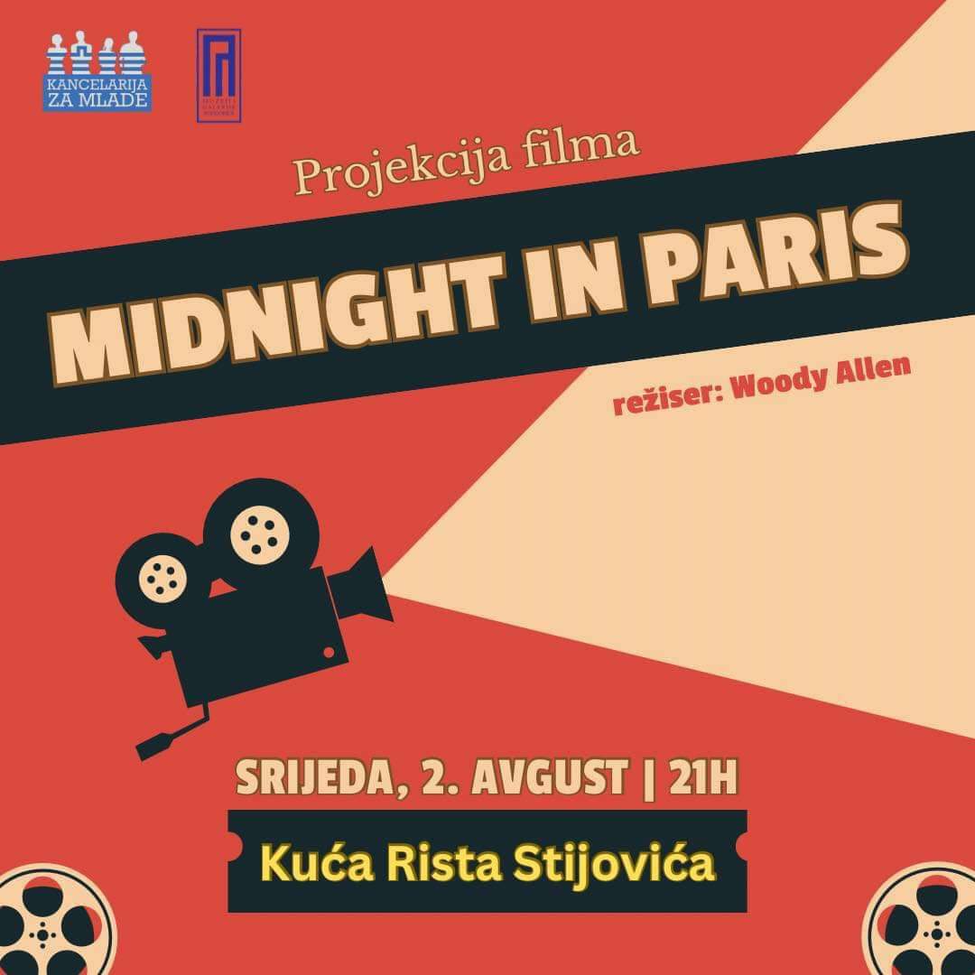 Projekcija filma „Midnight in Paris“