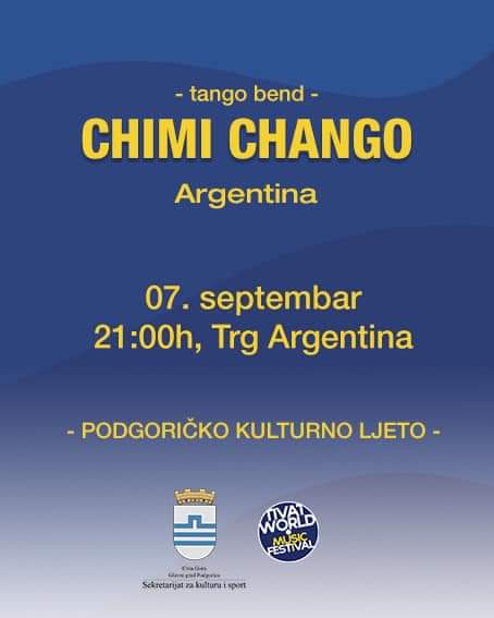 Koncert grupe Chimi-Chango na trgu Argentina