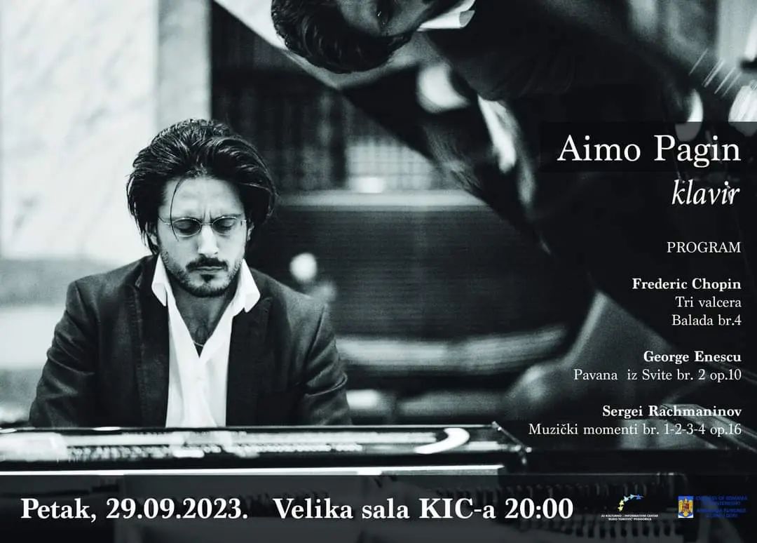 Solistički koncert jednog od najznačajnijih francuskih pijanista svoje generacije Aimo Pagina