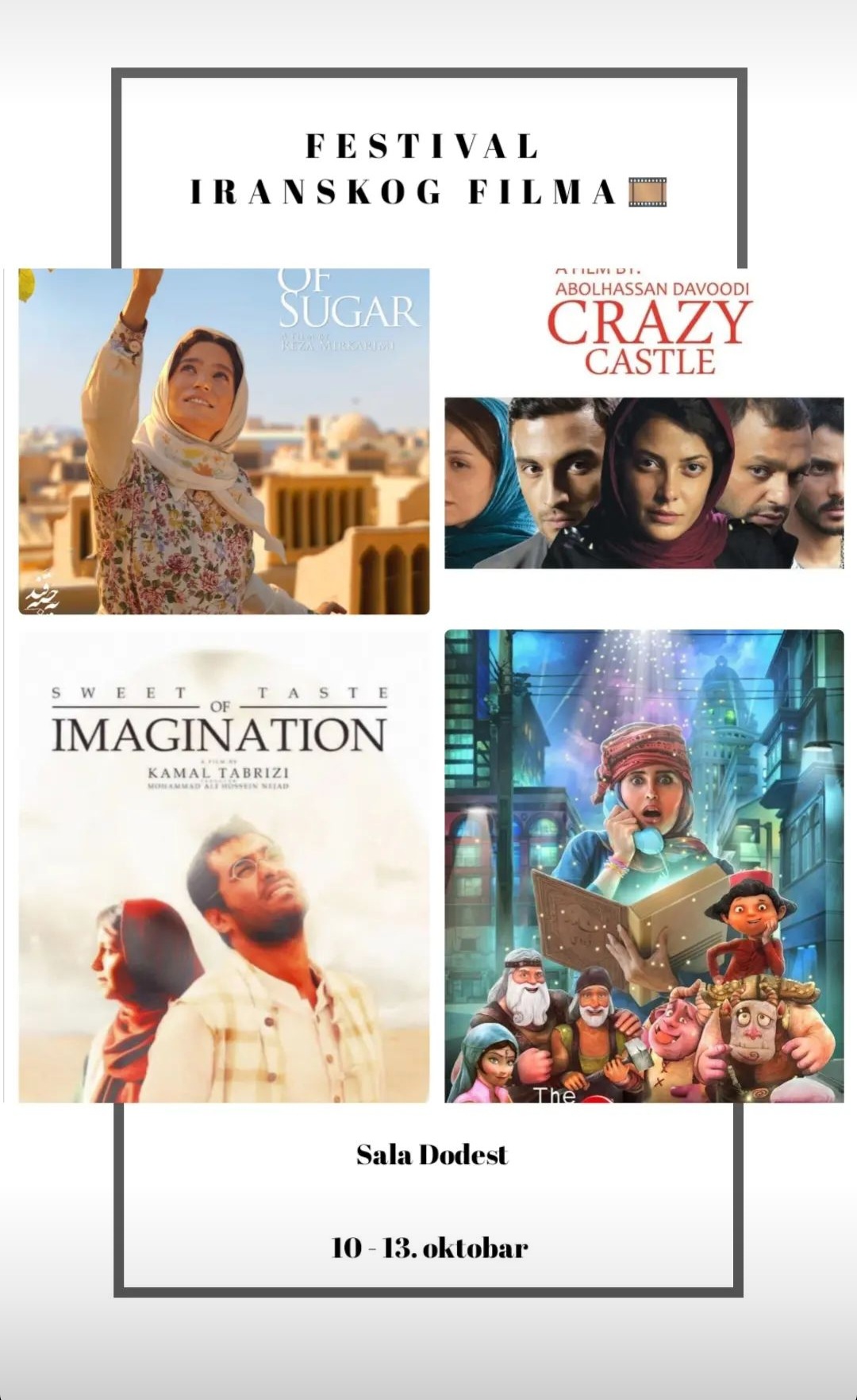 Festival iranskog filma, od 10. do 13. oktobra u sali DODEST