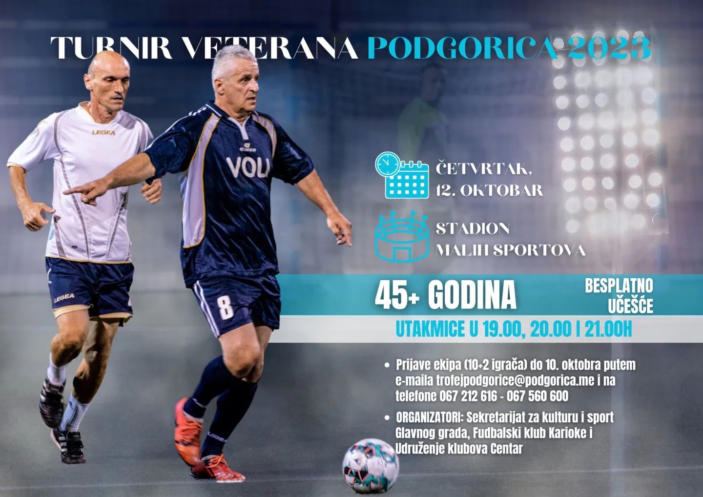 Turnir veterana Podgorica 2023.