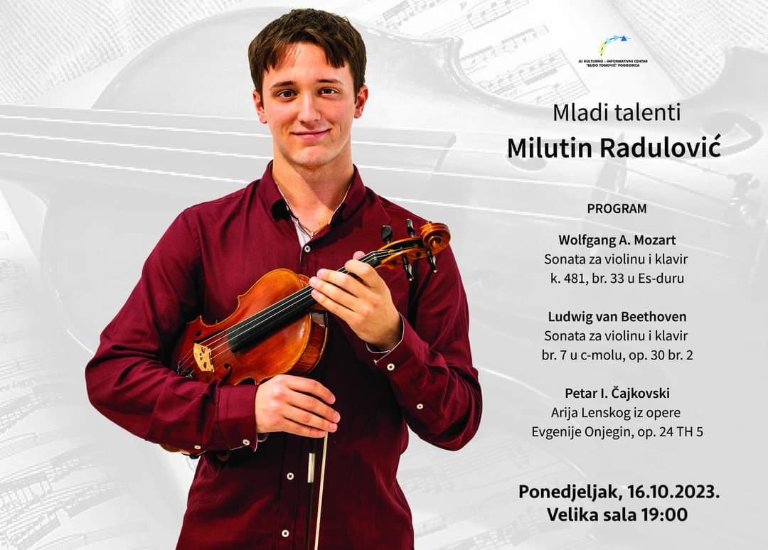 Koncert violiniste Milutina Radulovića