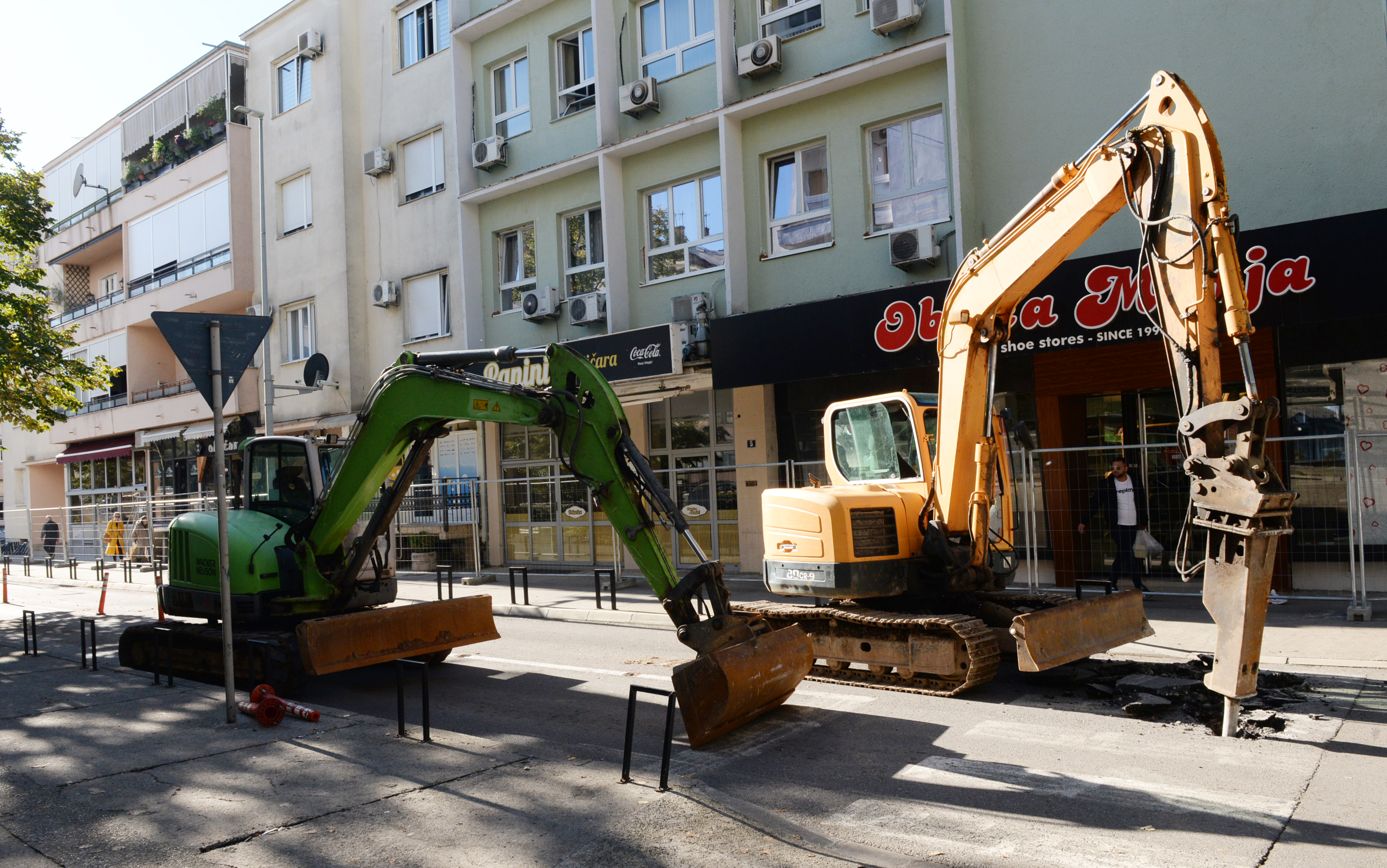 Počeli radovi na rekonstrukciji Balšićeve ulice