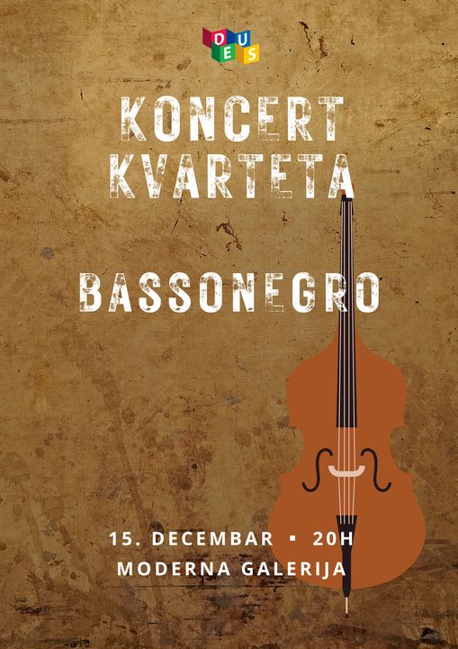 Koncert kvarteta kontrabasa BASSONEGRO
