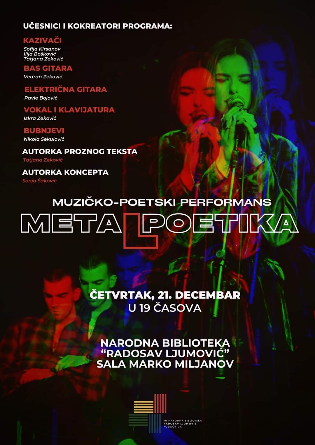 Poetsko-muzički performans MetaLpoetika